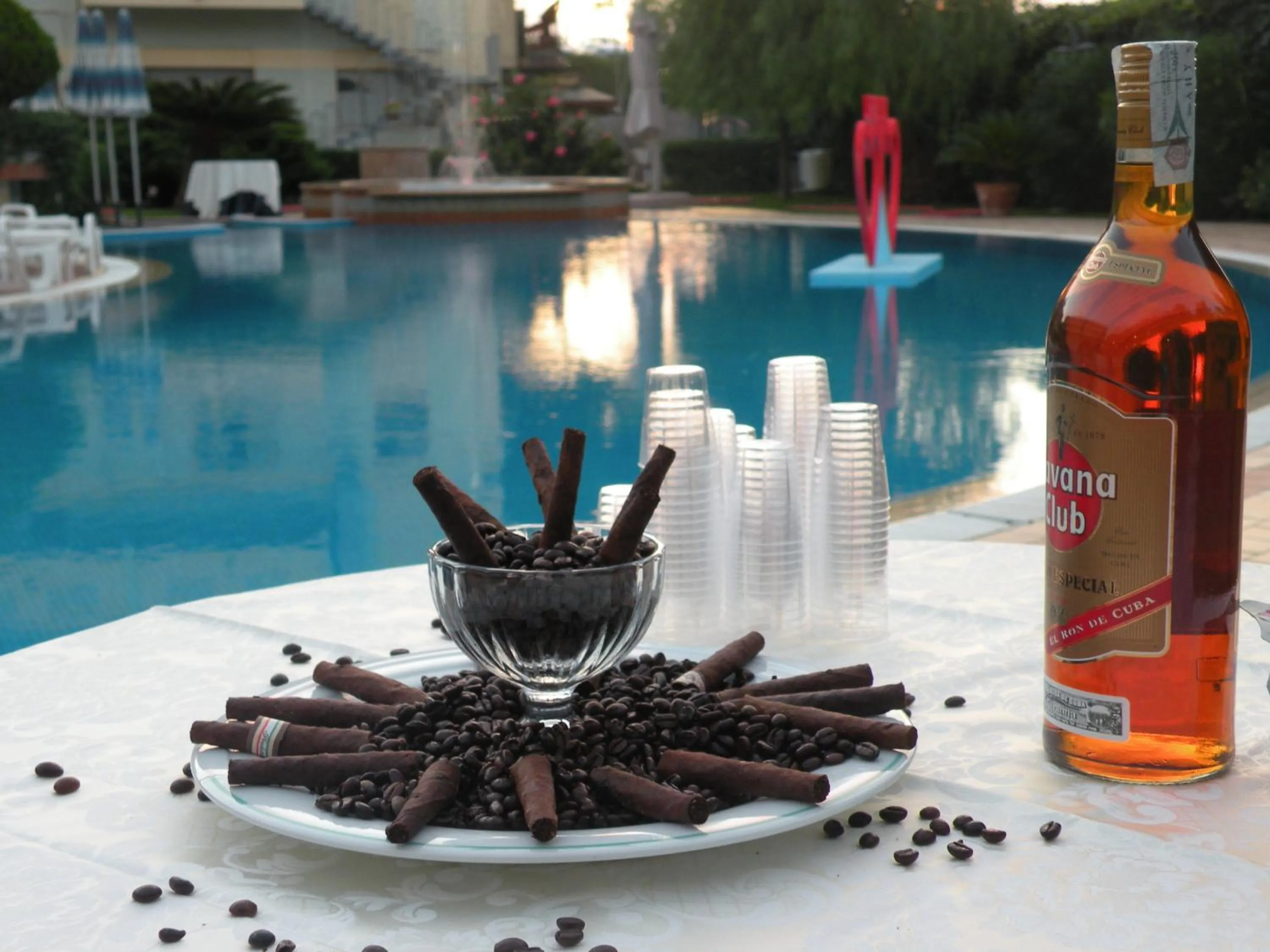 Decorative detail in Hotel Delle Canne