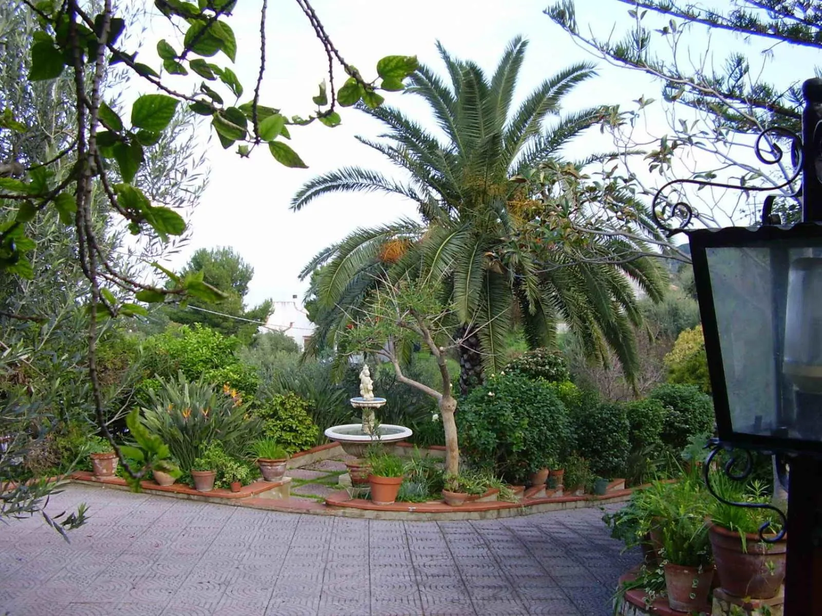 Garden in Stanza in Villa con giardino vista mare