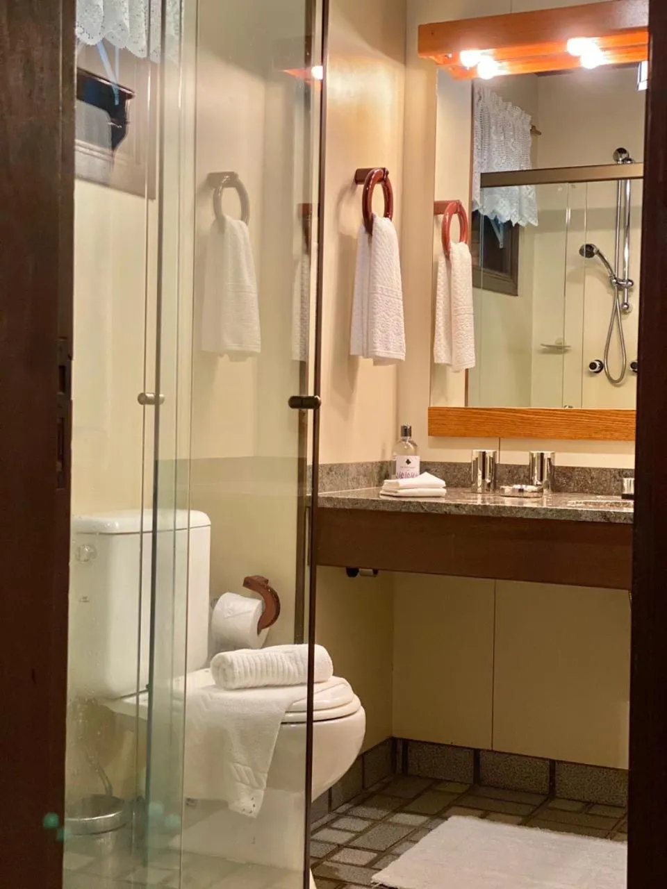 Bathroom in Pousada O Cantinho da Raposa