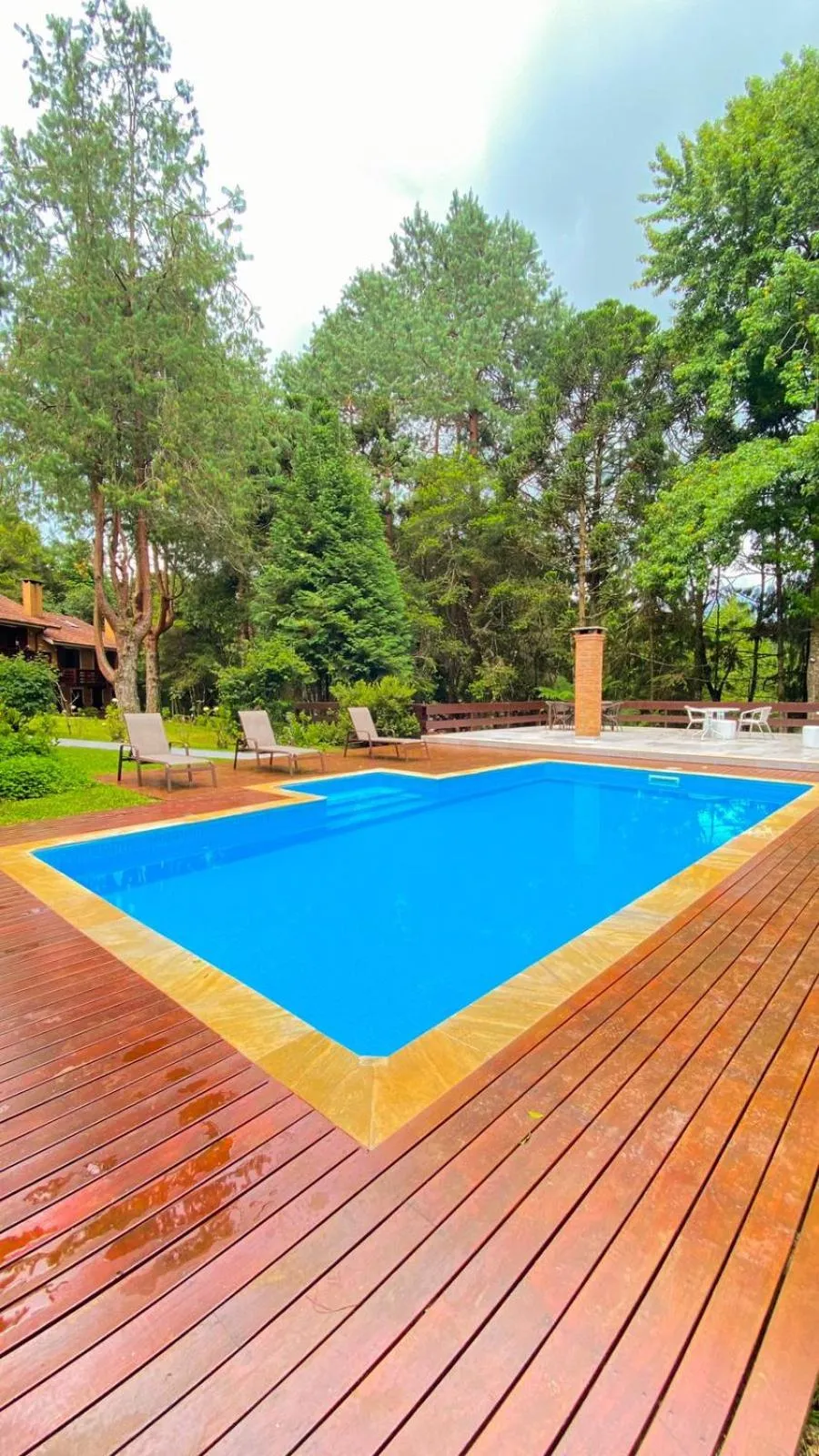 Pool view in Pousada O Cantinho da Raposa