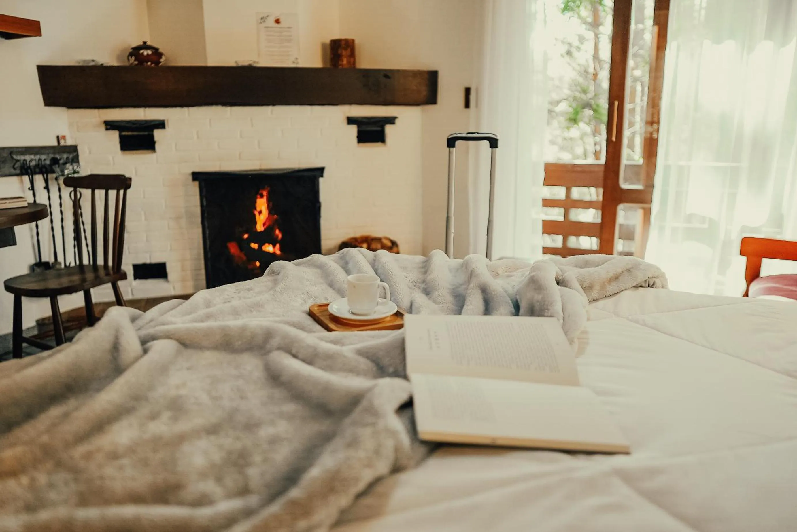 View (from property/room), Bed in Pousada O Cantinho da Raposa