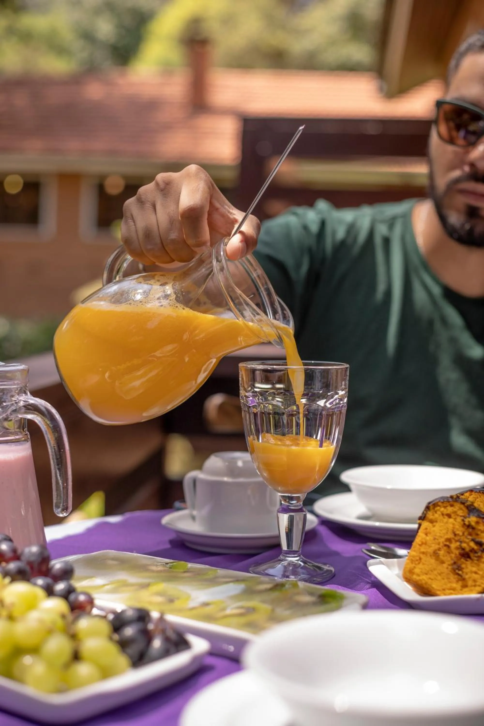 Food and drinks in Pousada O Cantinho da Raposa