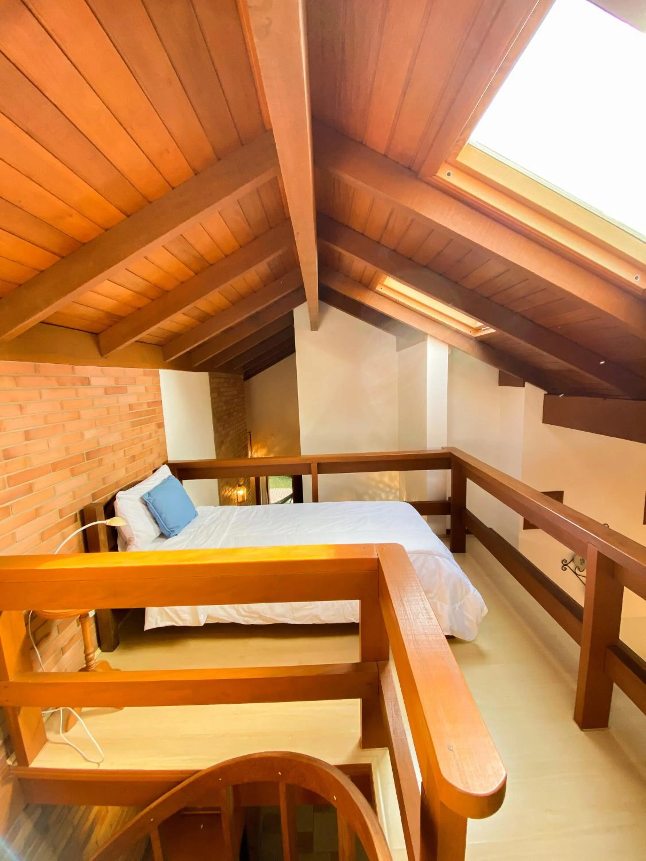 Bed in Pousada O Cantinho da Raposa