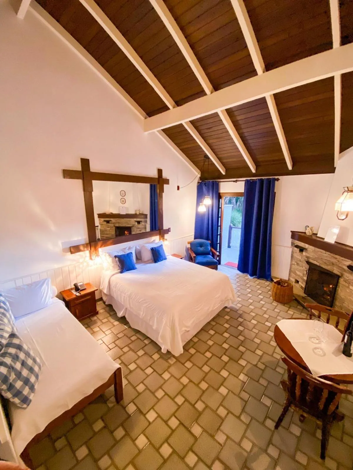 Bed in Pousada O Cantinho da Raposa