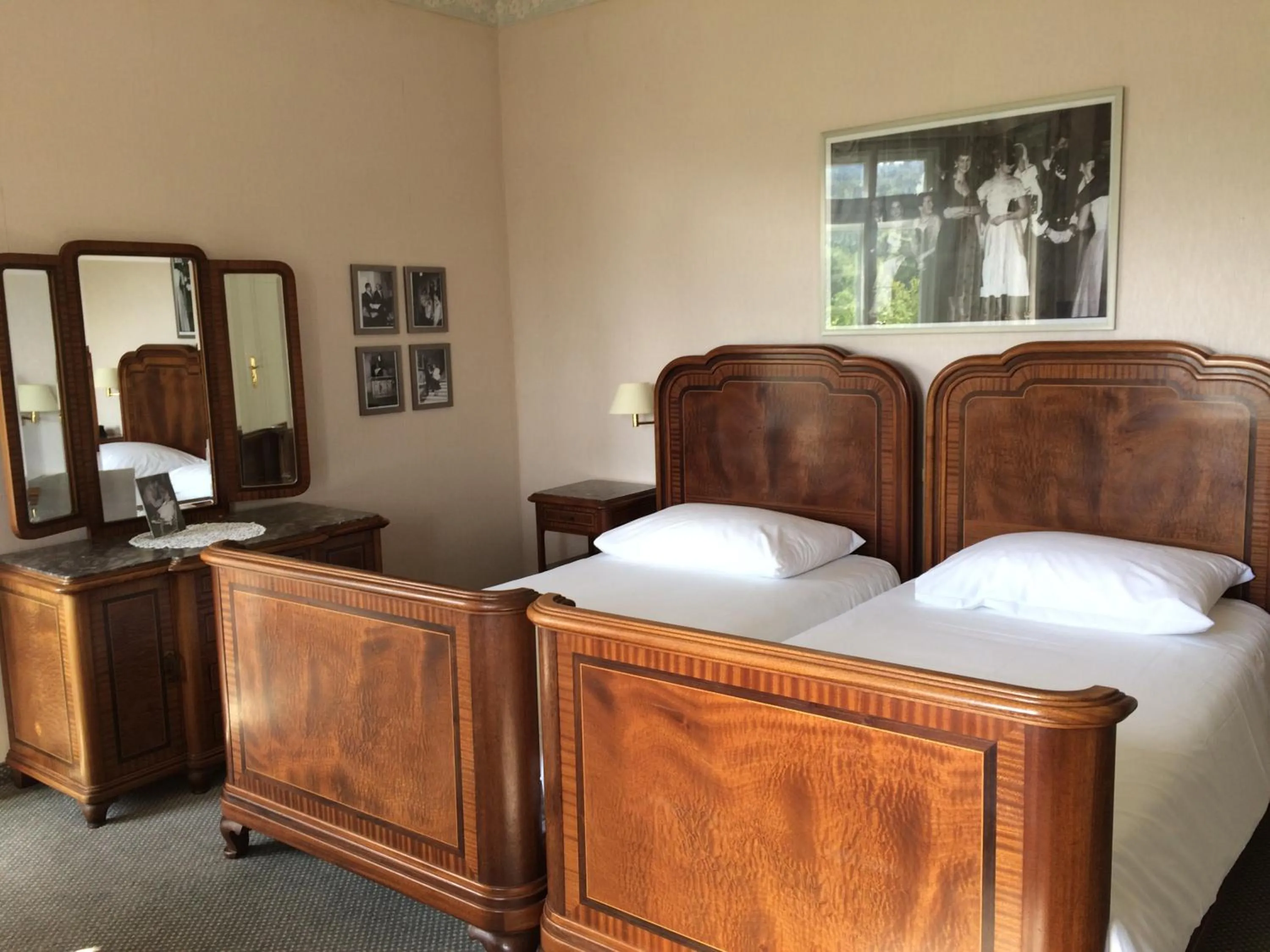 Bed in Grand Hôtel des Rasses & Wellness