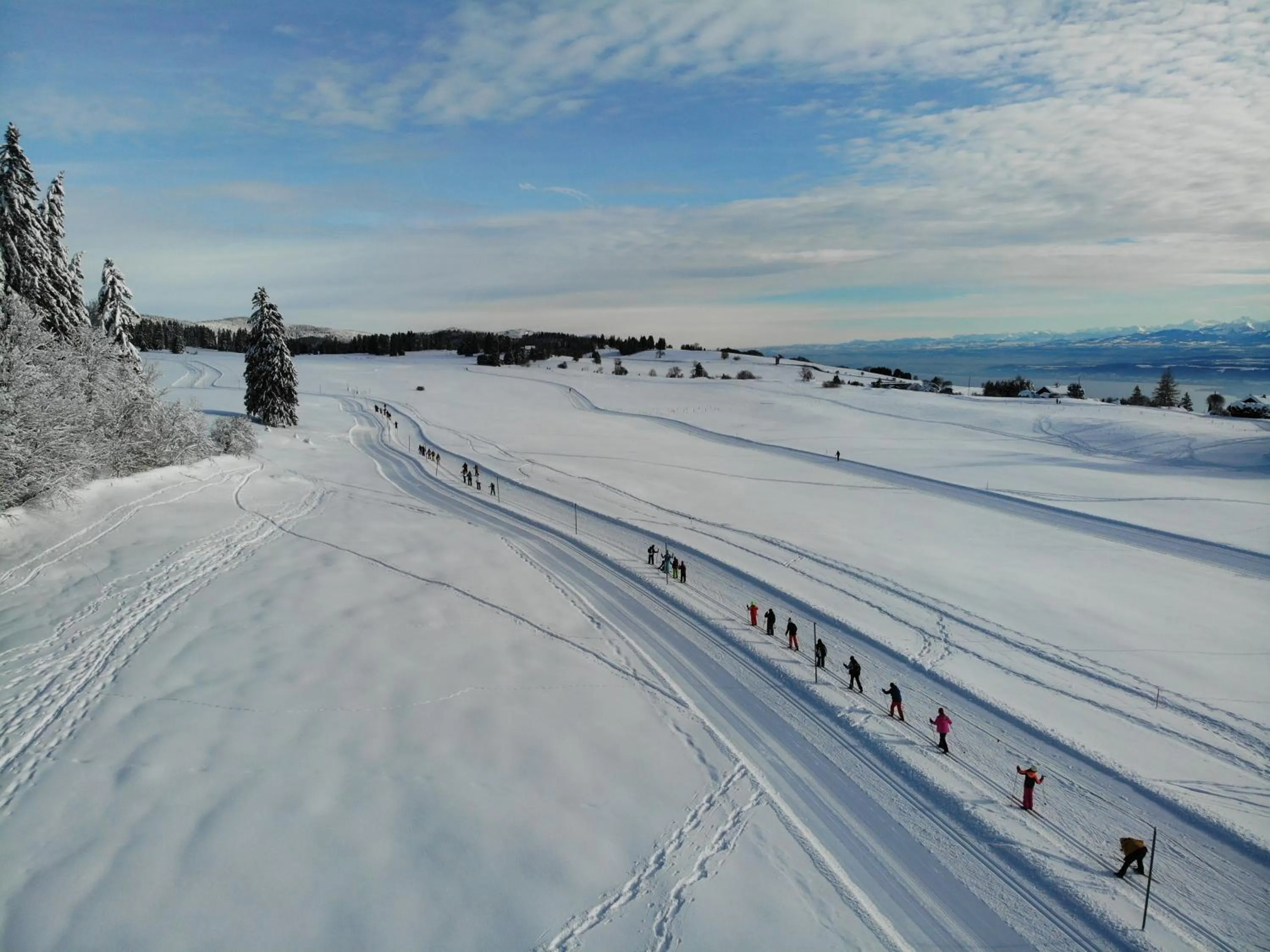 Natural landscape in Grand Hôtel des Rasses & Wellness