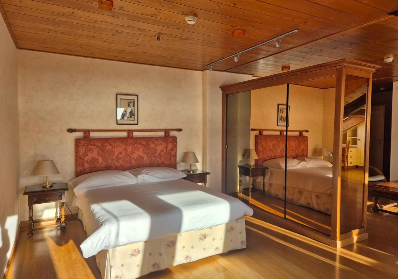 Bed in Grand Hôtel des Rasses & Wellness