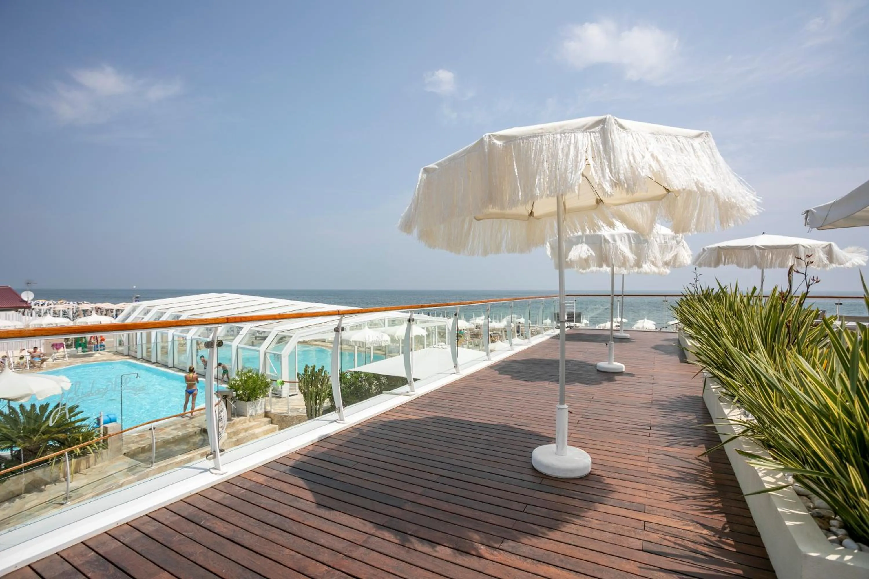 Pool view in Hotel Ridolfi