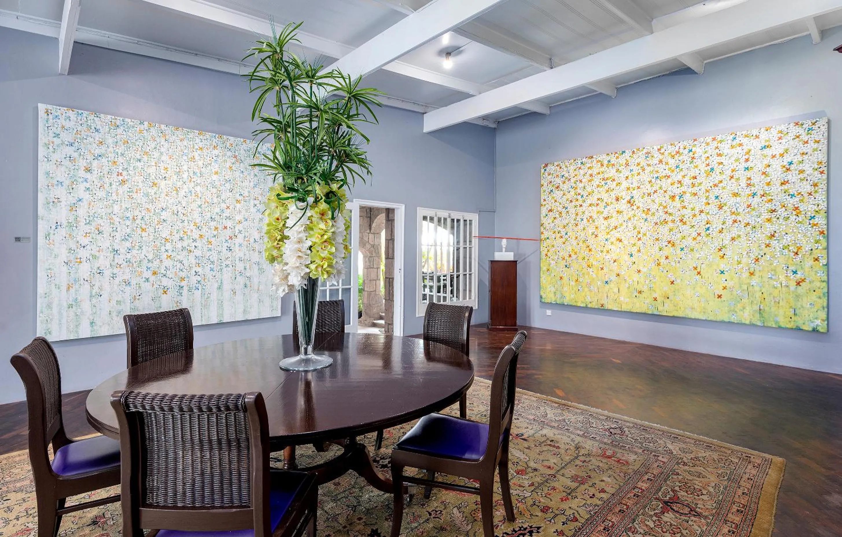 Dining area in Montpelier Nevis