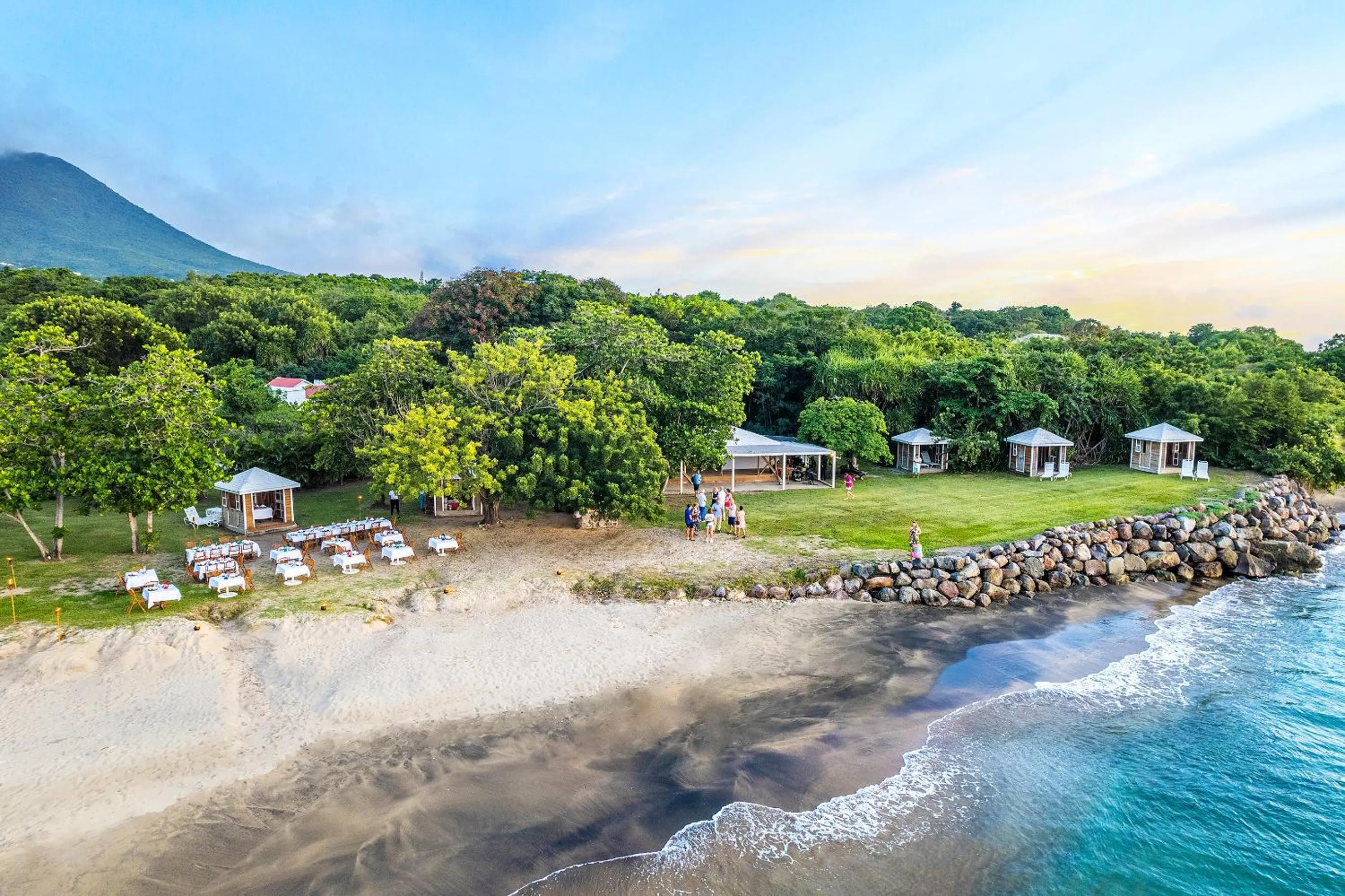 Beach in Montpelier Nevis