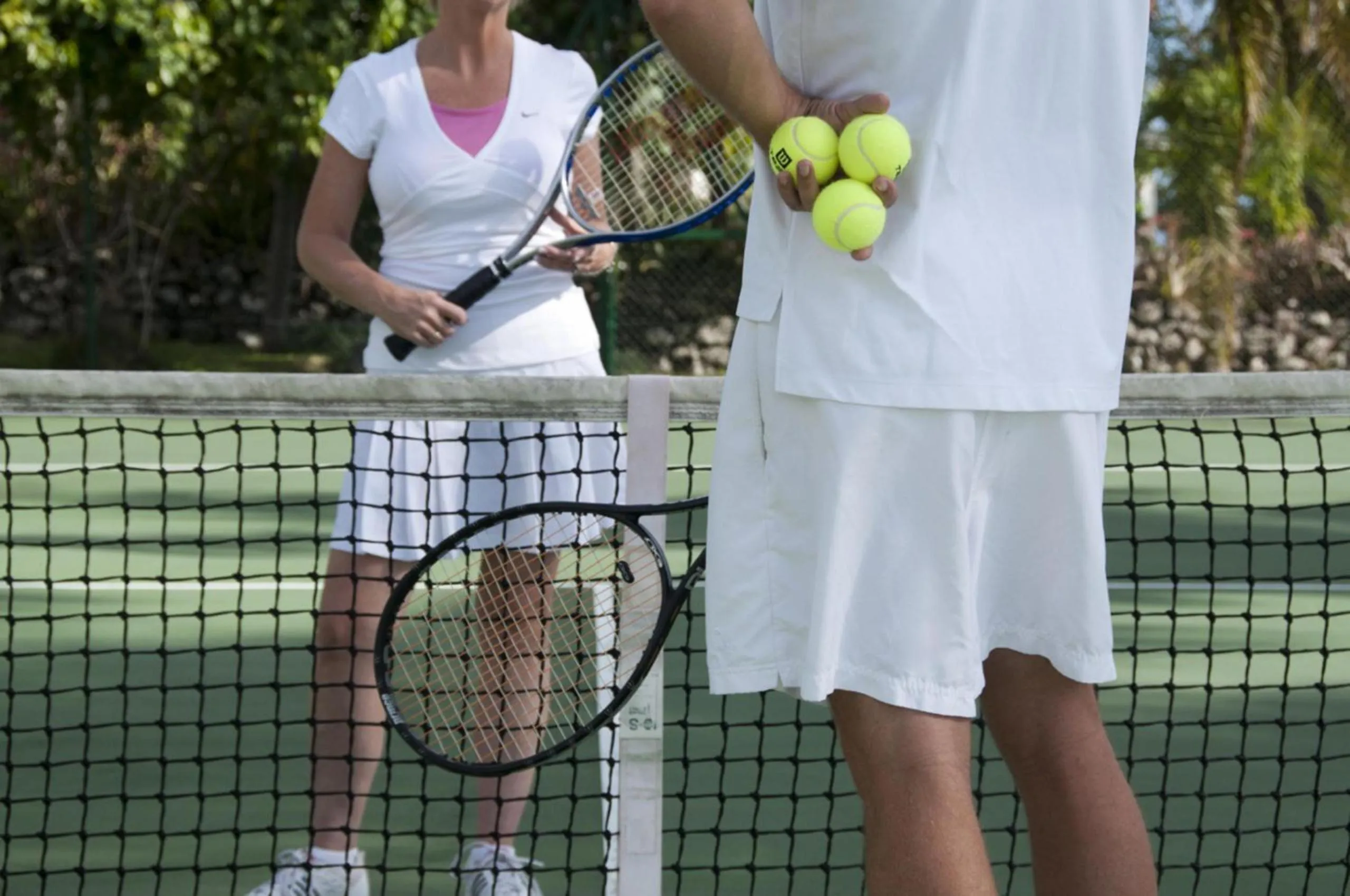 Tennis court in Montpelier Nevis
