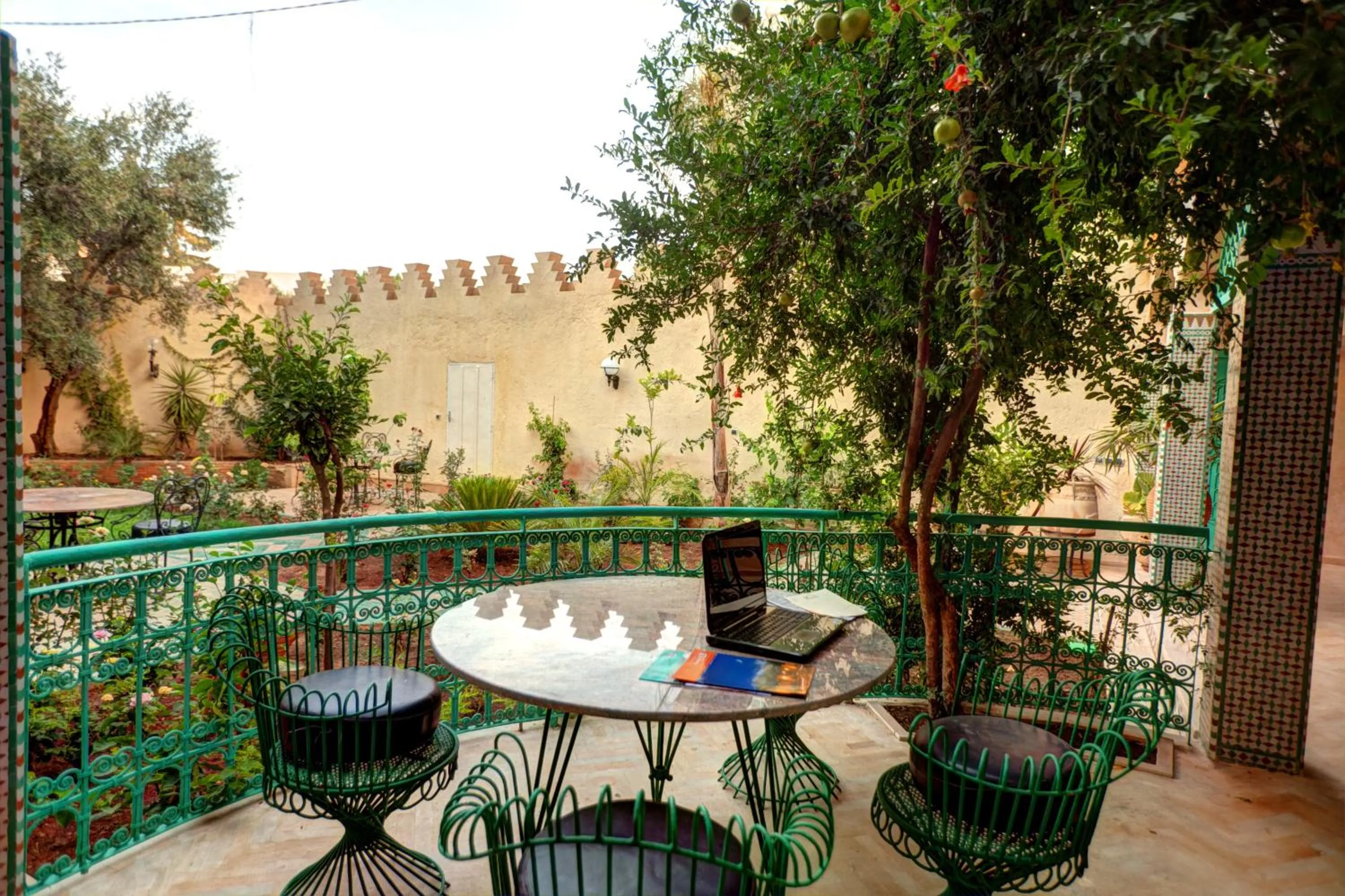 Garden in Riad Dar Ziryab