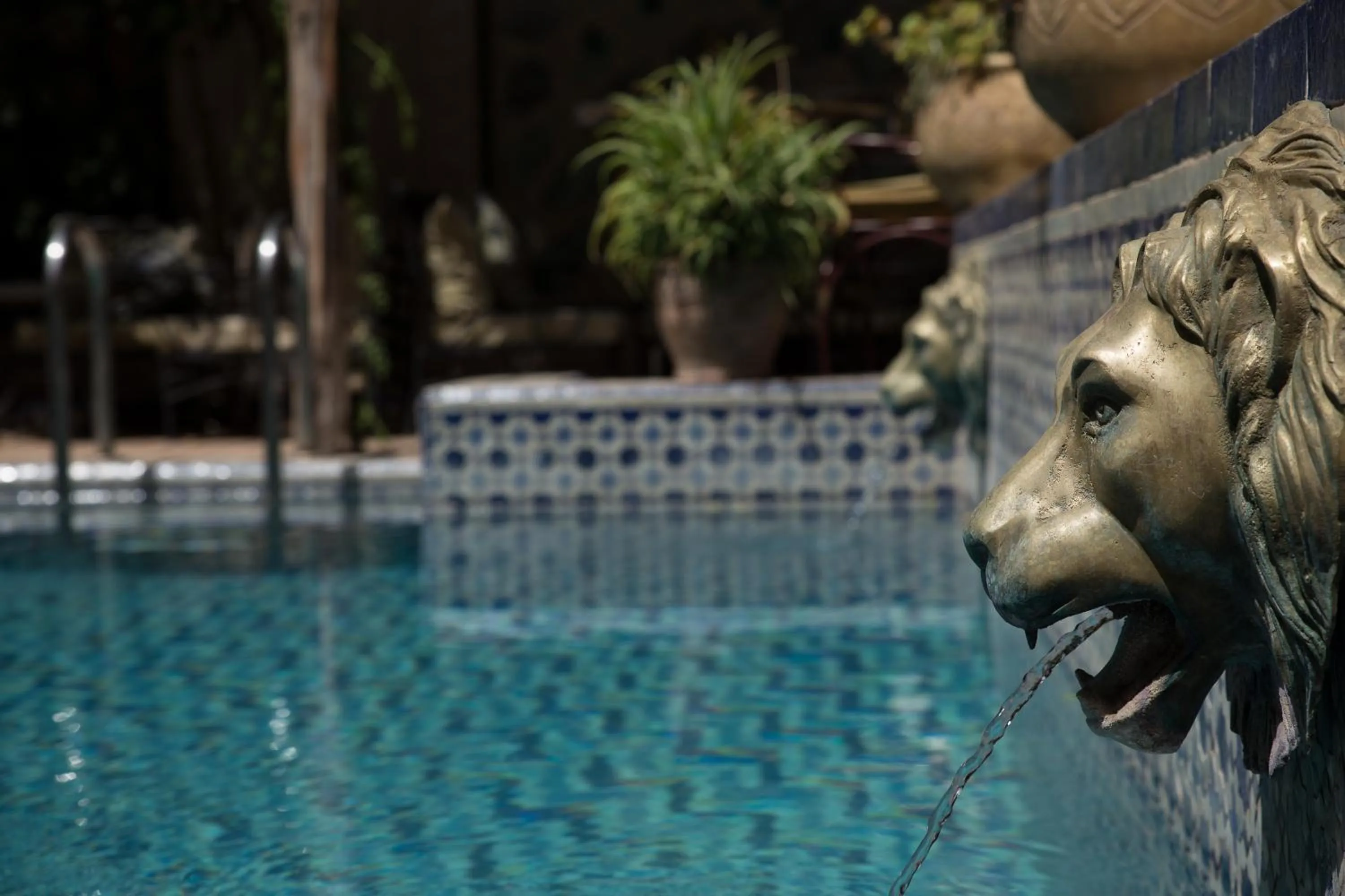 Decorative detail in Riad Palais Sebban