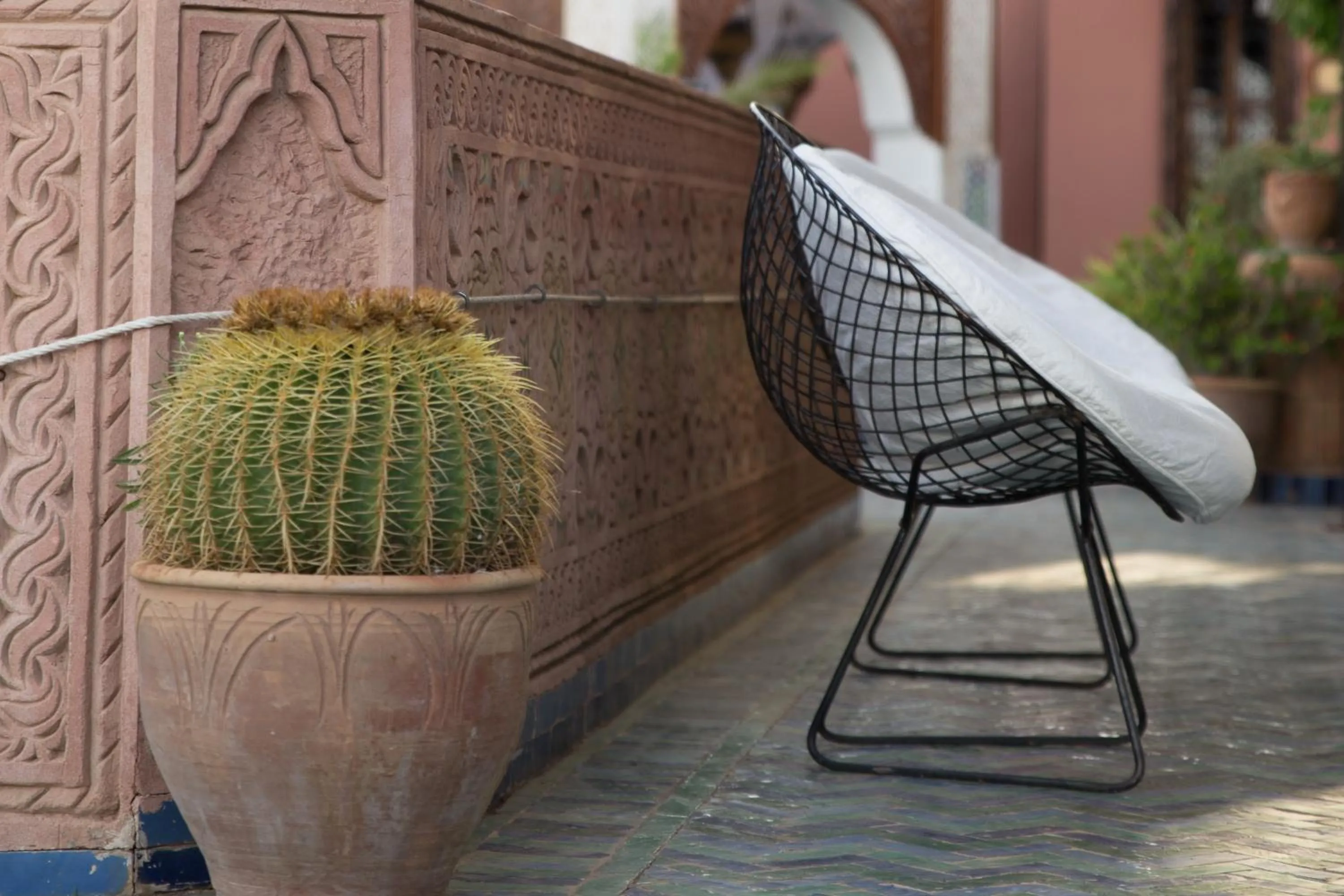 Balcony/Terrace in Riad Palais Sebban