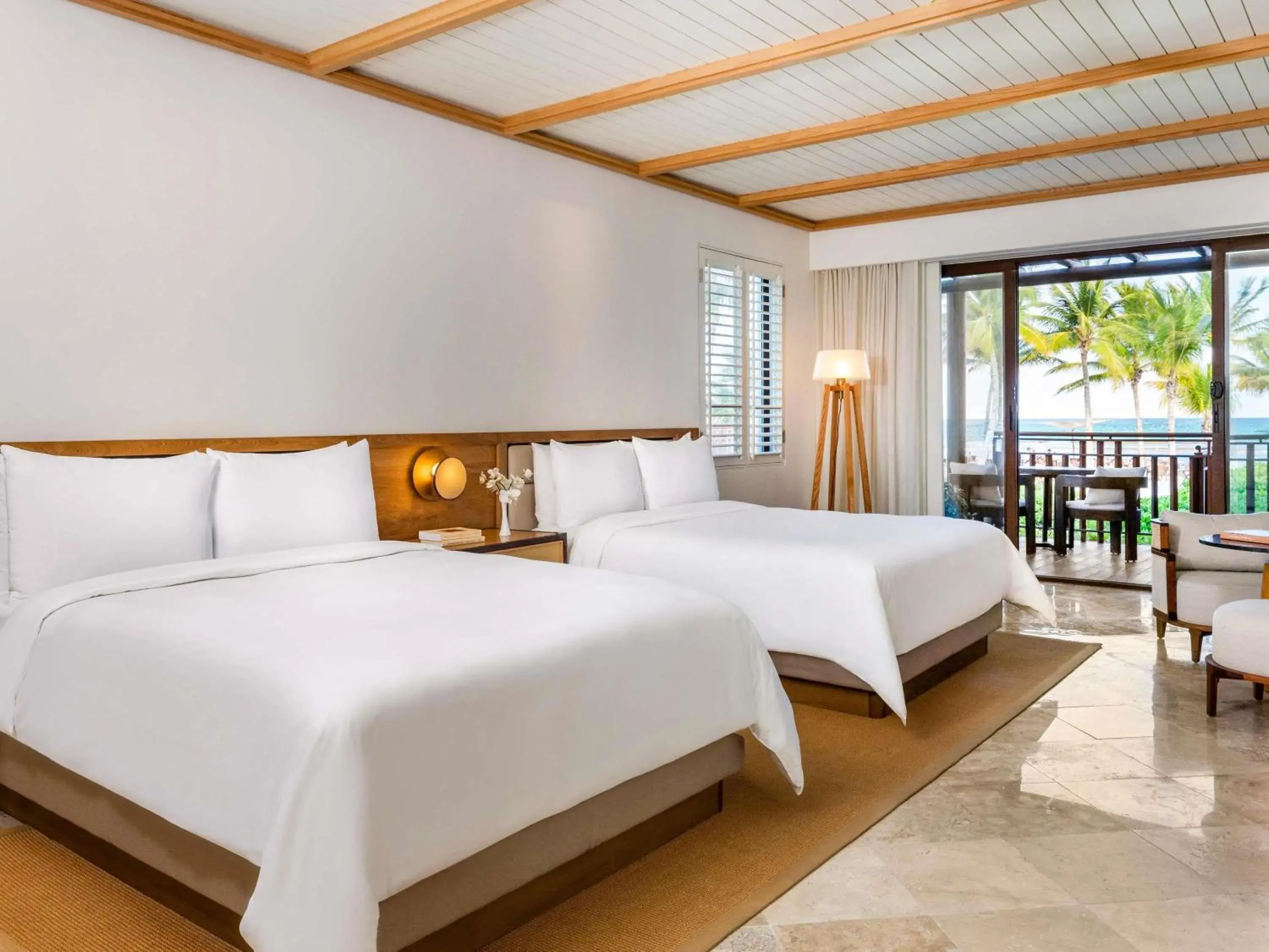 Beach Front Casita with Two Queen Beds and Private stairway to the beach - Butler Service in Fairmont Mayakoba Beach Front Casita with Two Queen Beds and Private stairway to the beach - Butler Service in Fairmont Mayakoba