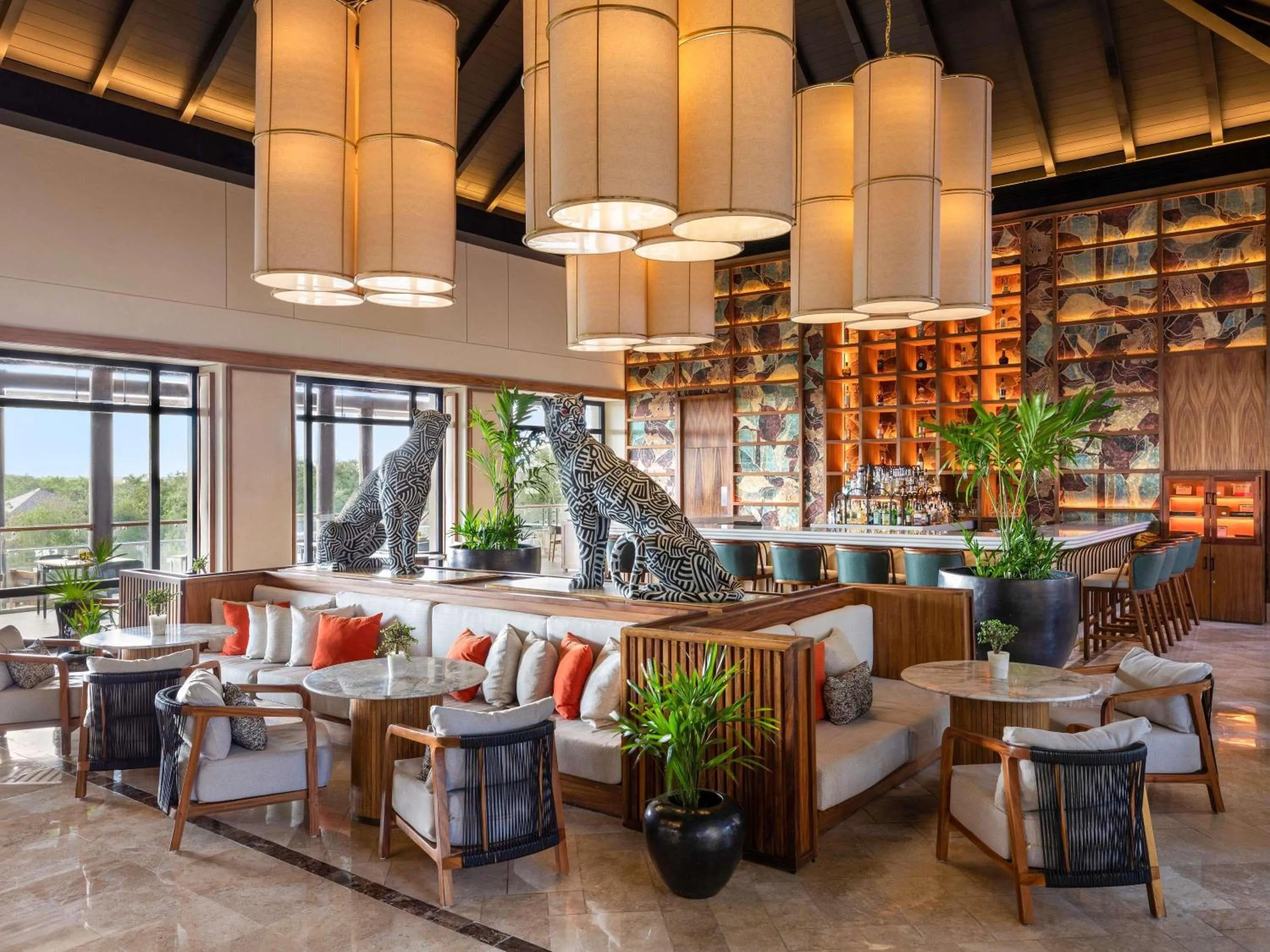 Lounge or bar in Fairmont Mayakoba