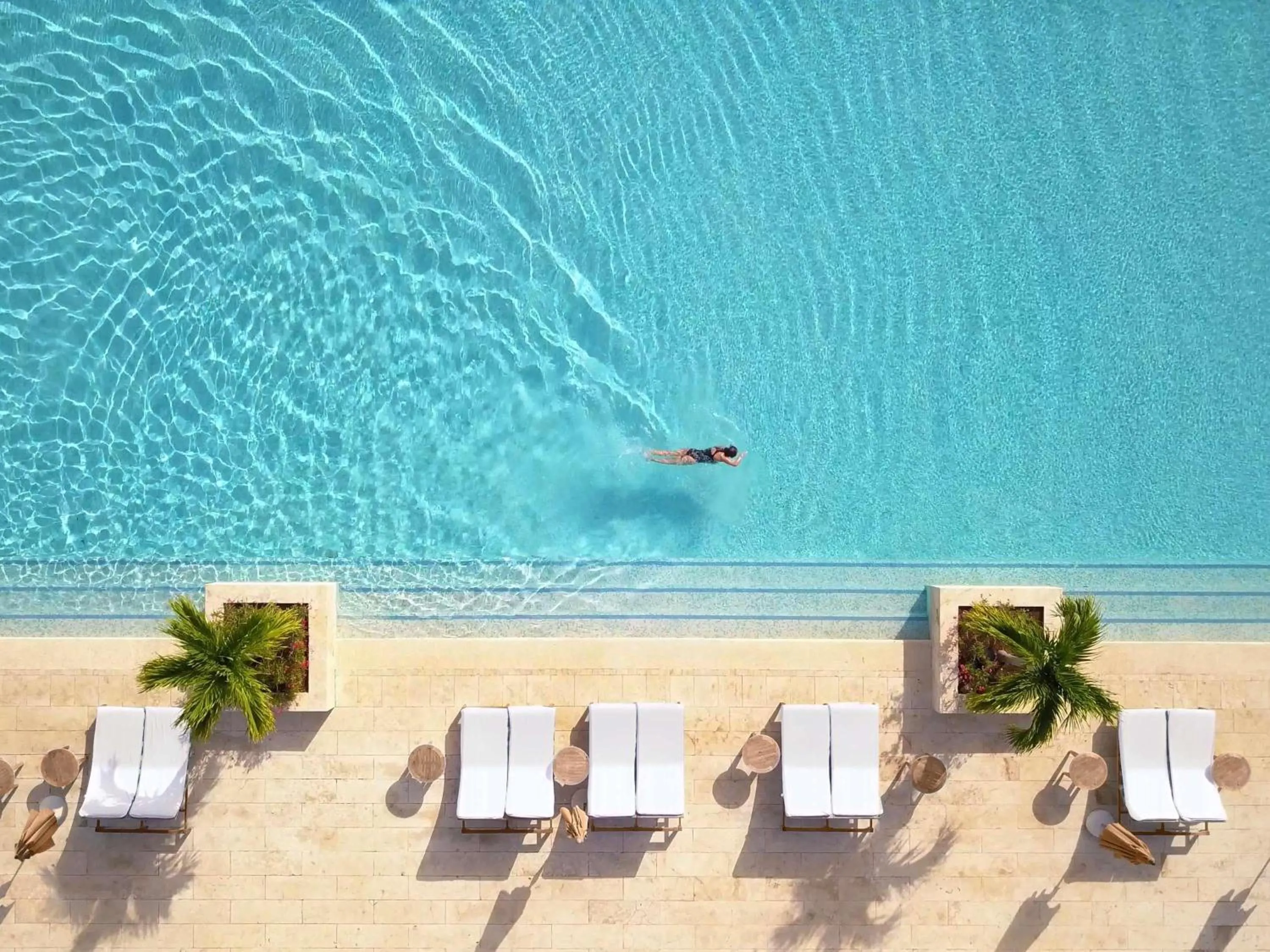 Pool view in Fairmont Mayakoba