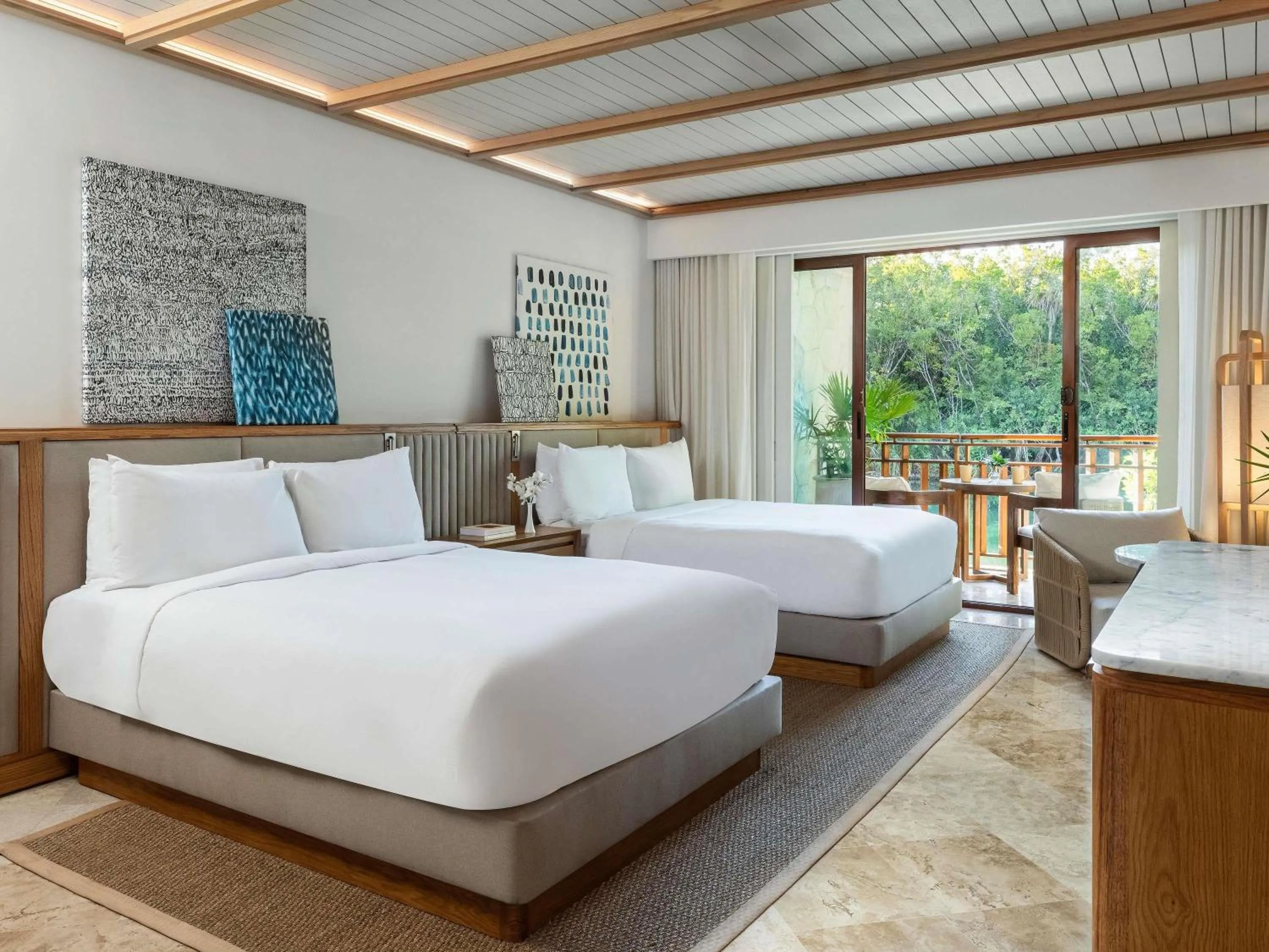 Bedroom, Bed in Fairmont Mayakoba