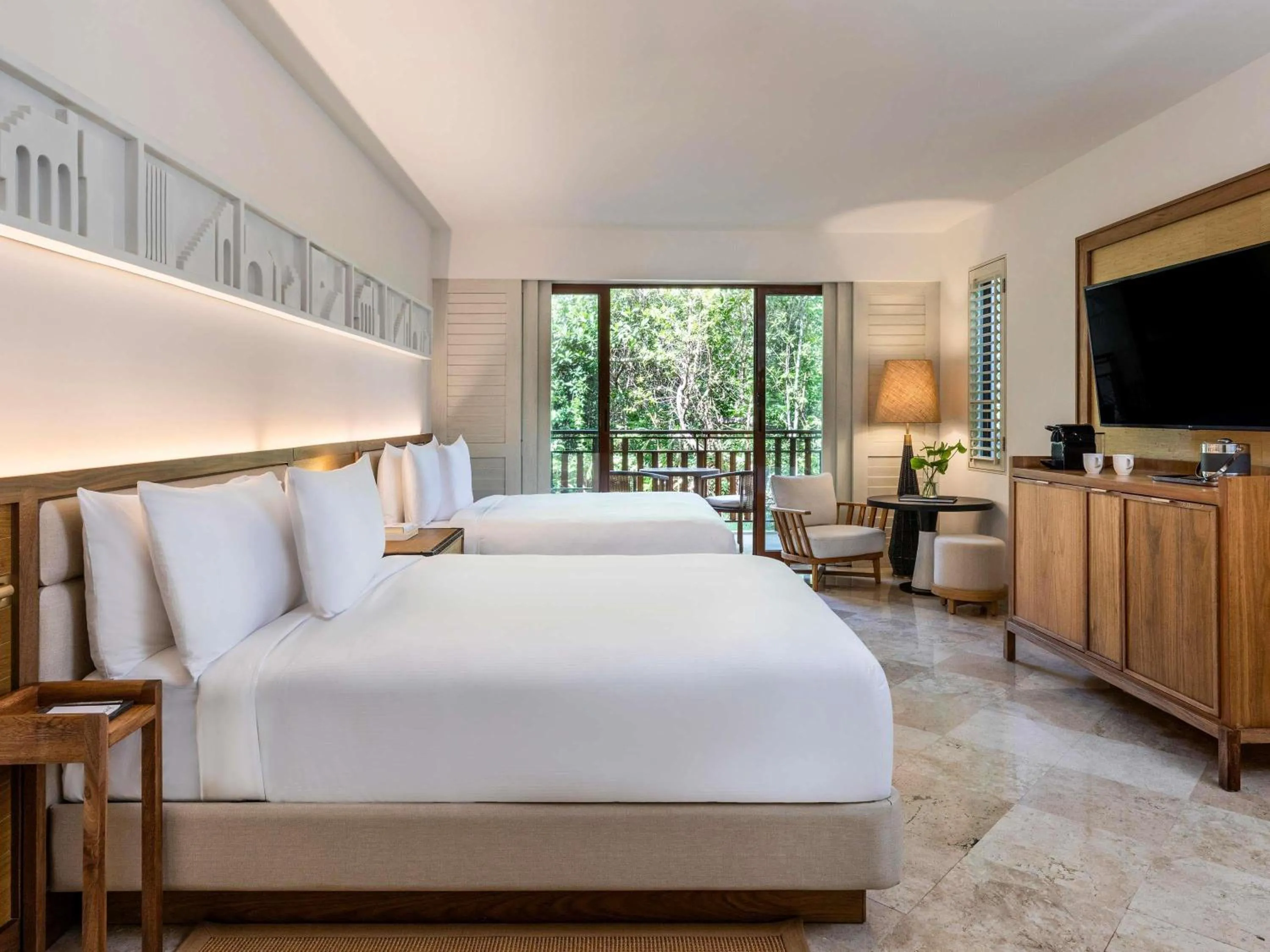 Bedroom, Bed in Fairmont Mayakoba