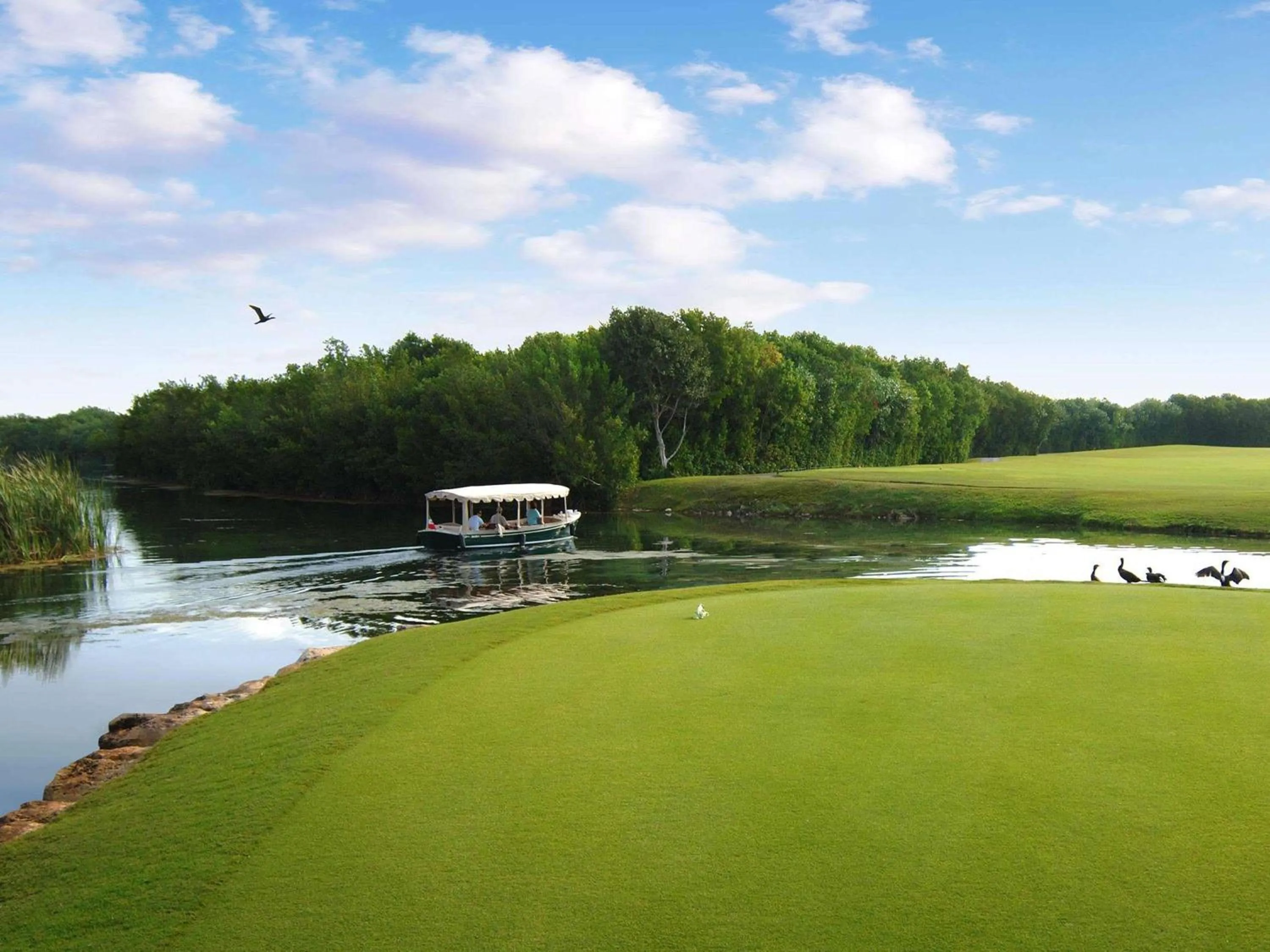 Golfcourse in Fairmont Mayakoba