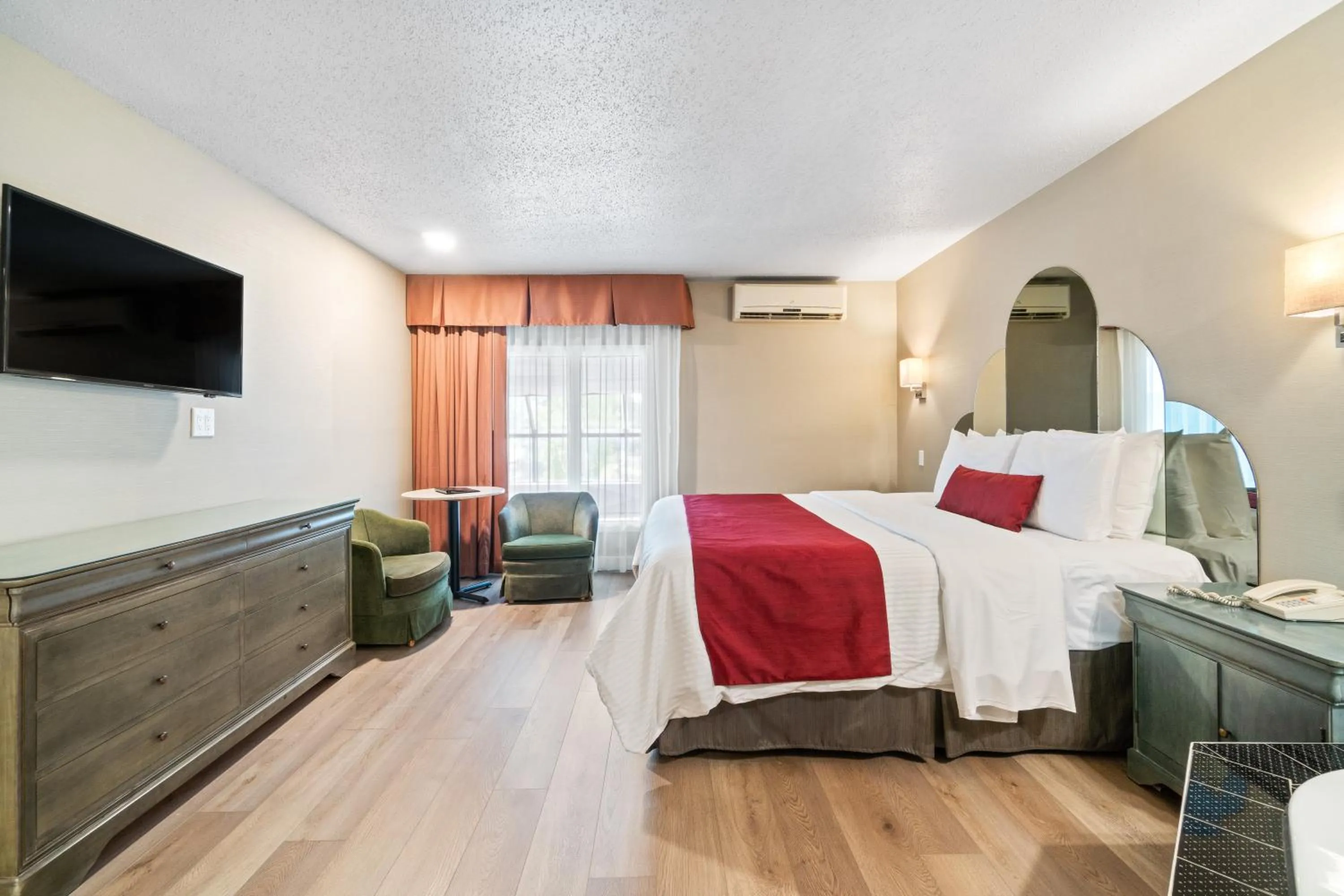 Bed in Hotel Bromont