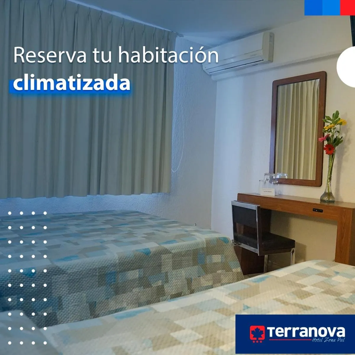 Bed in Hotel Terranova