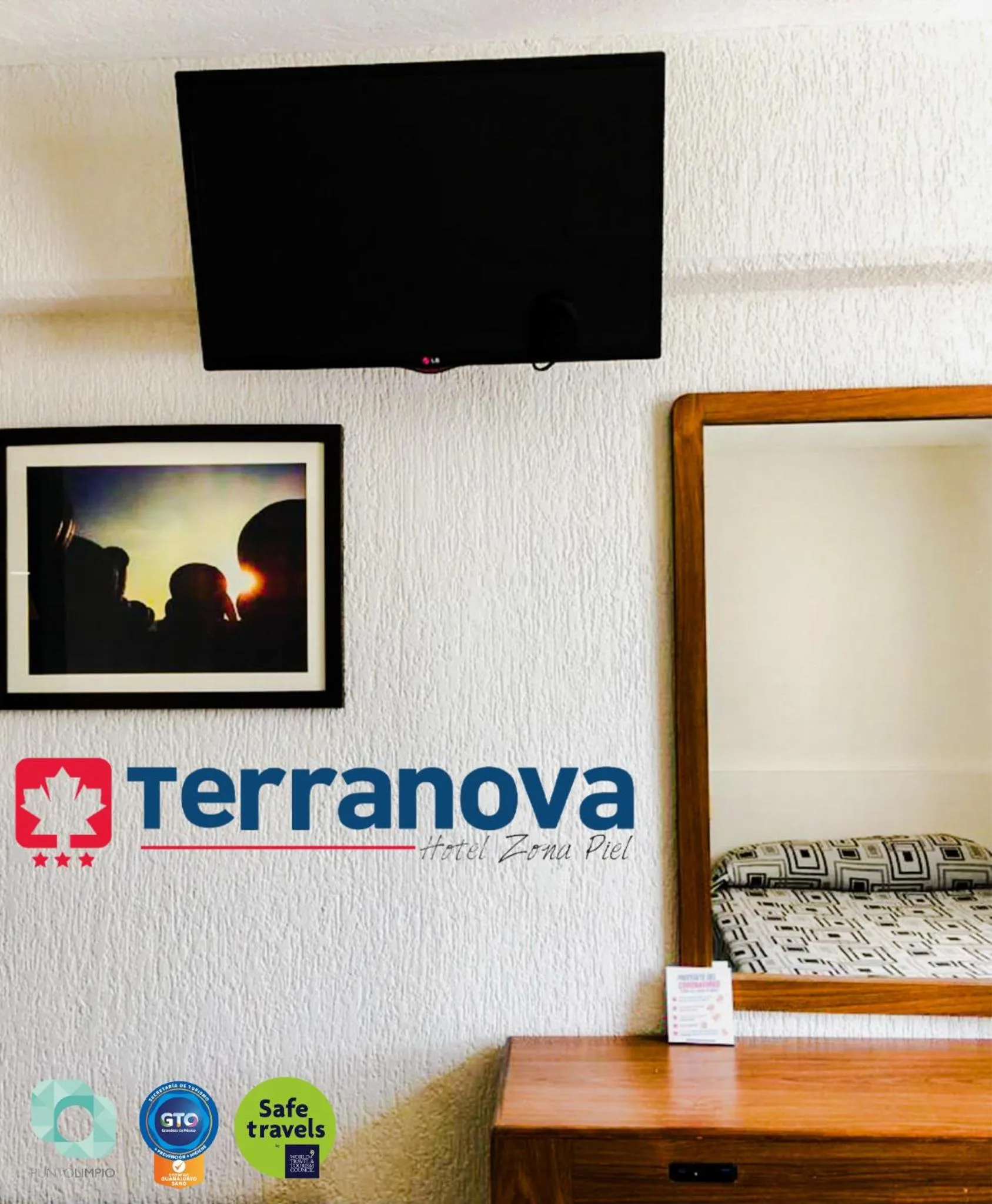 Bed in Hotel Terranova