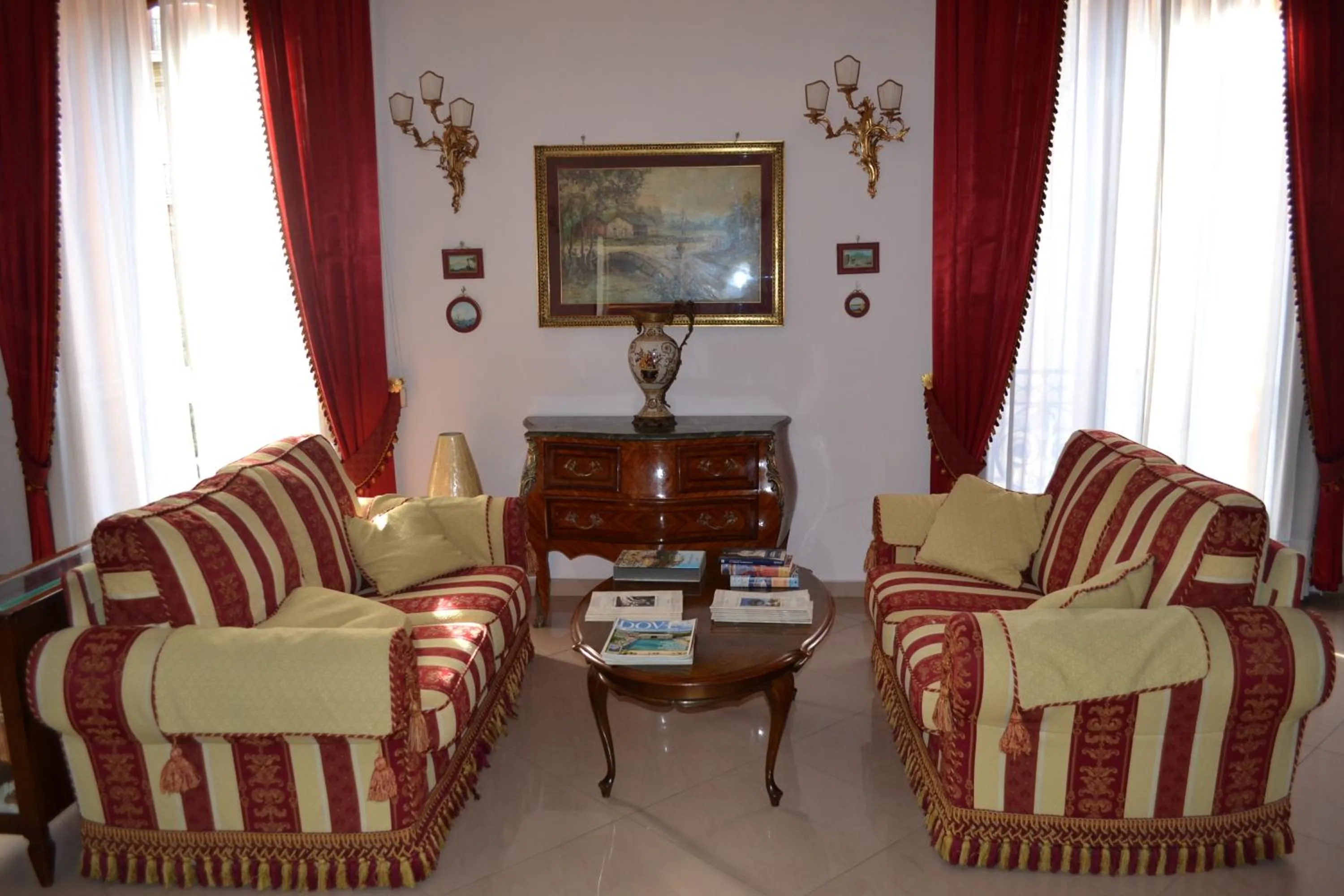 Seating area in Dimora Real Maria
