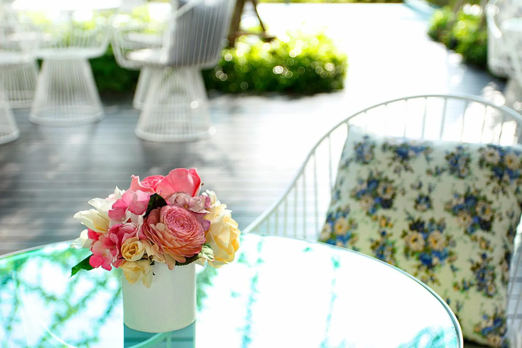 Patio in Verano Beach Villa
