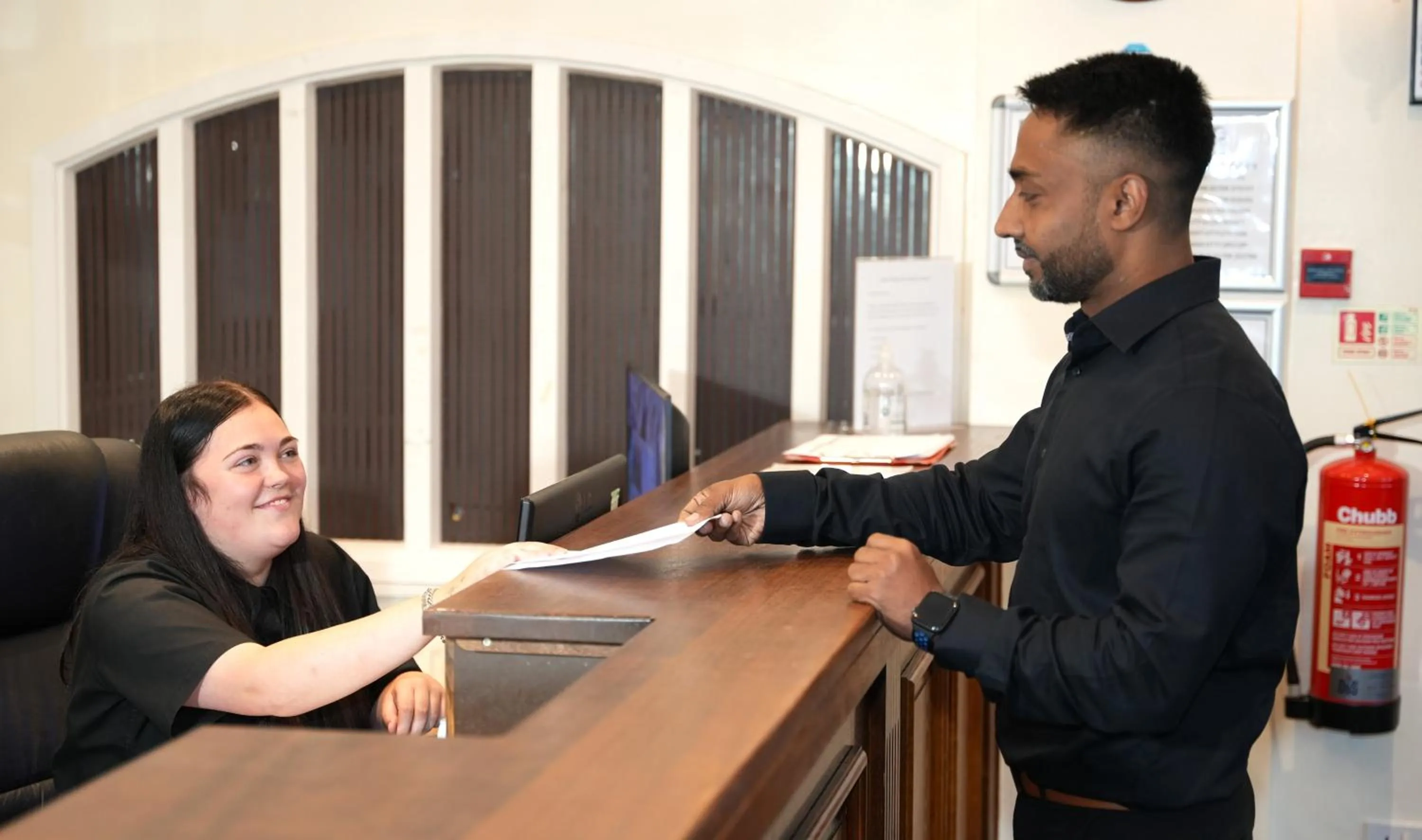 Lobby or reception in Consort Hotel