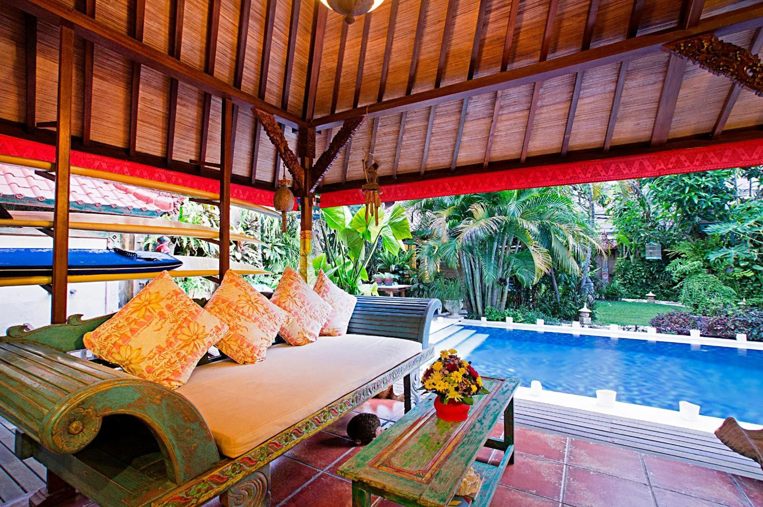 Seating area in Villa Kaja by Nagisa Bali