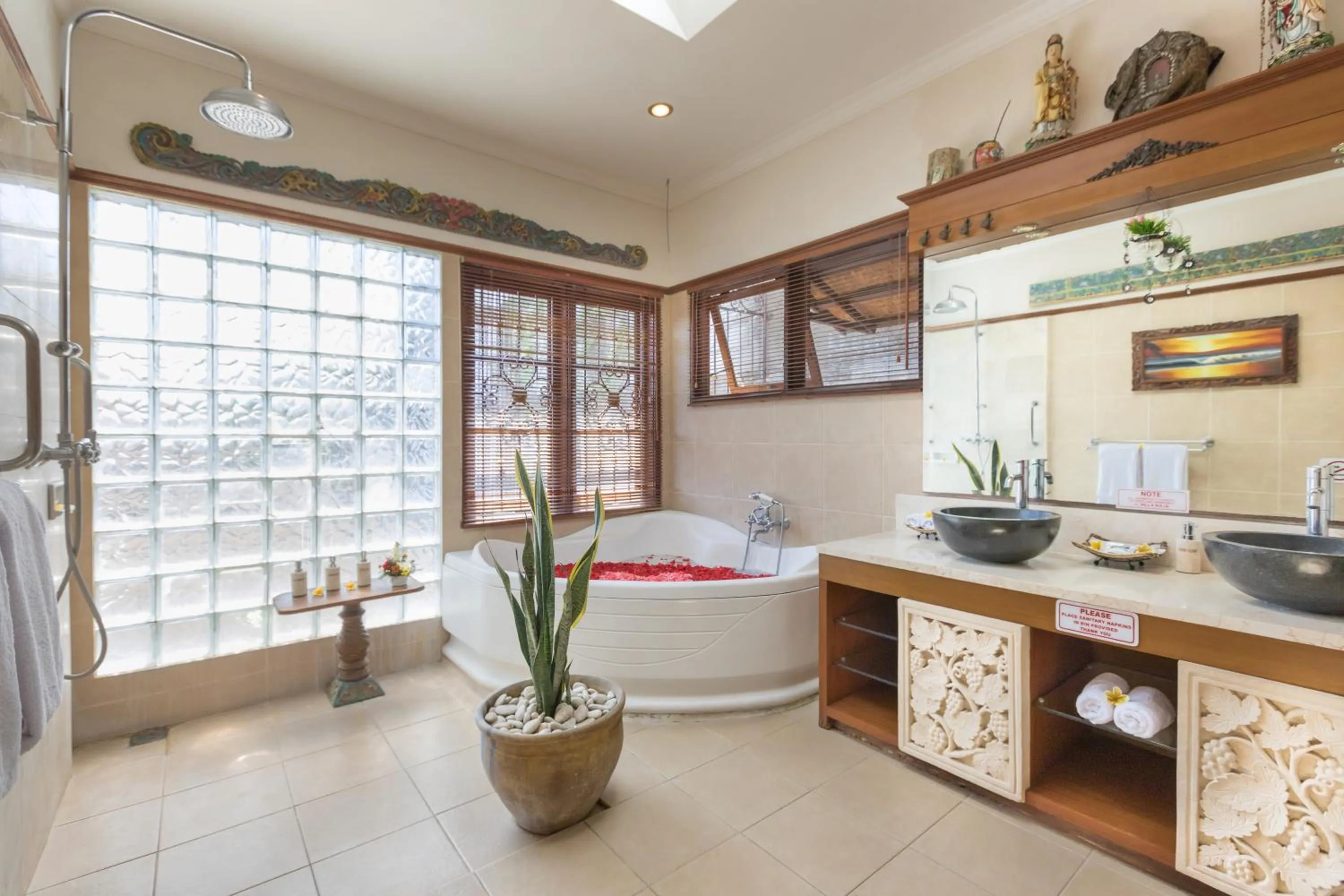 Bathroom in Villa Kaja by Nagisa Bali