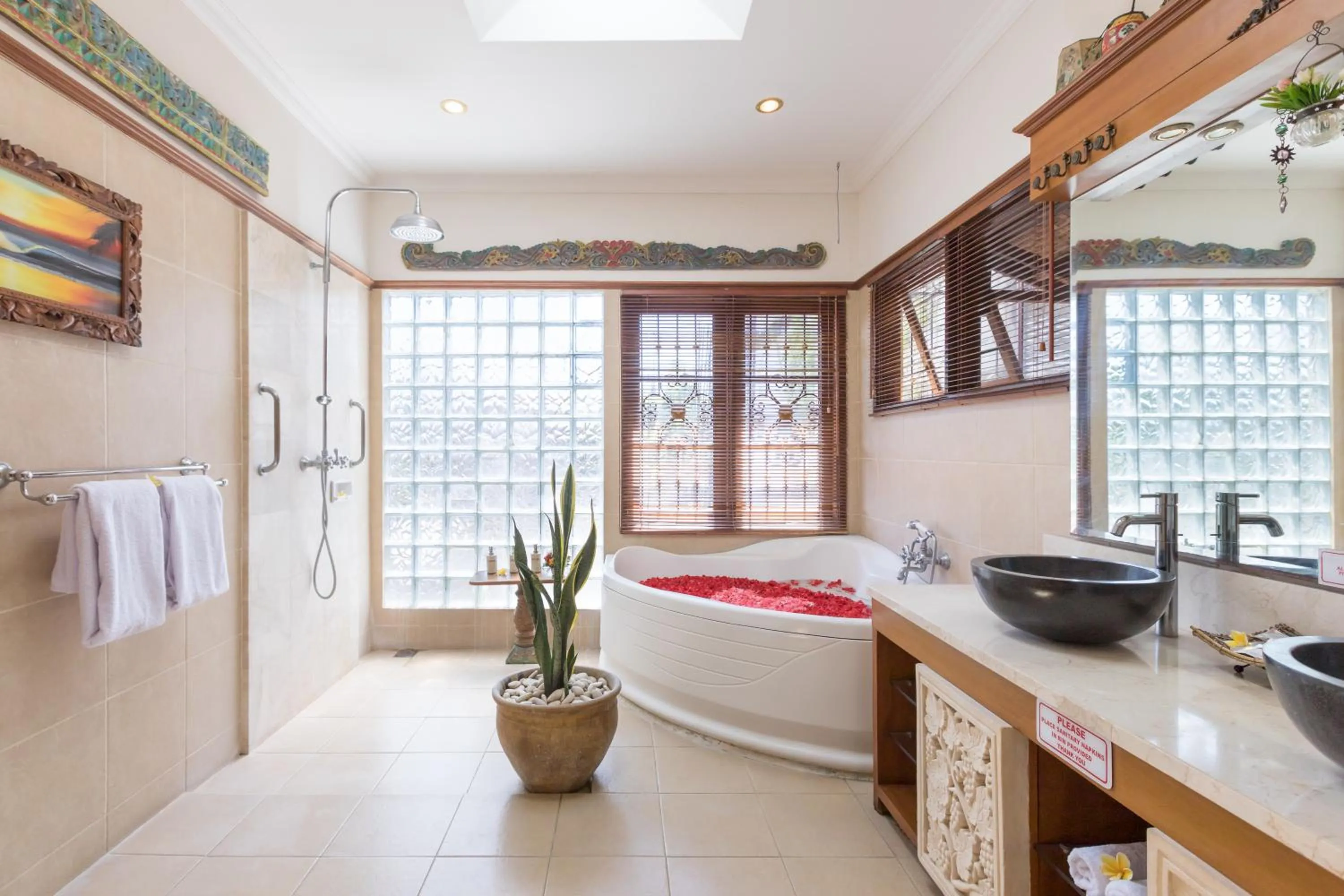 Bathroom in Villa Kaja by Nagisa Bali