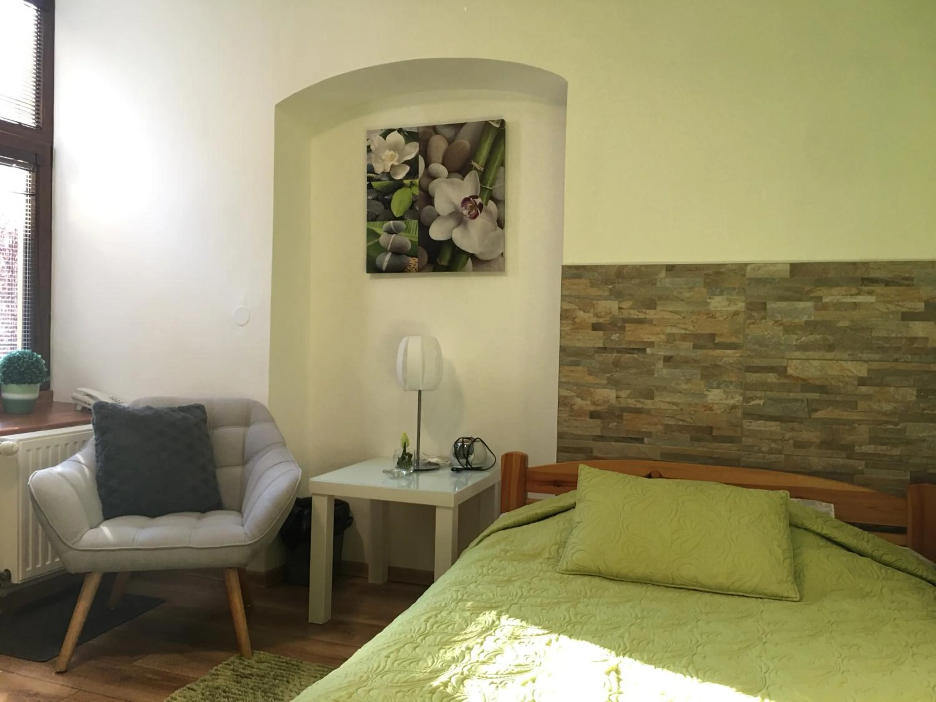 Bed in Penzión Hradby