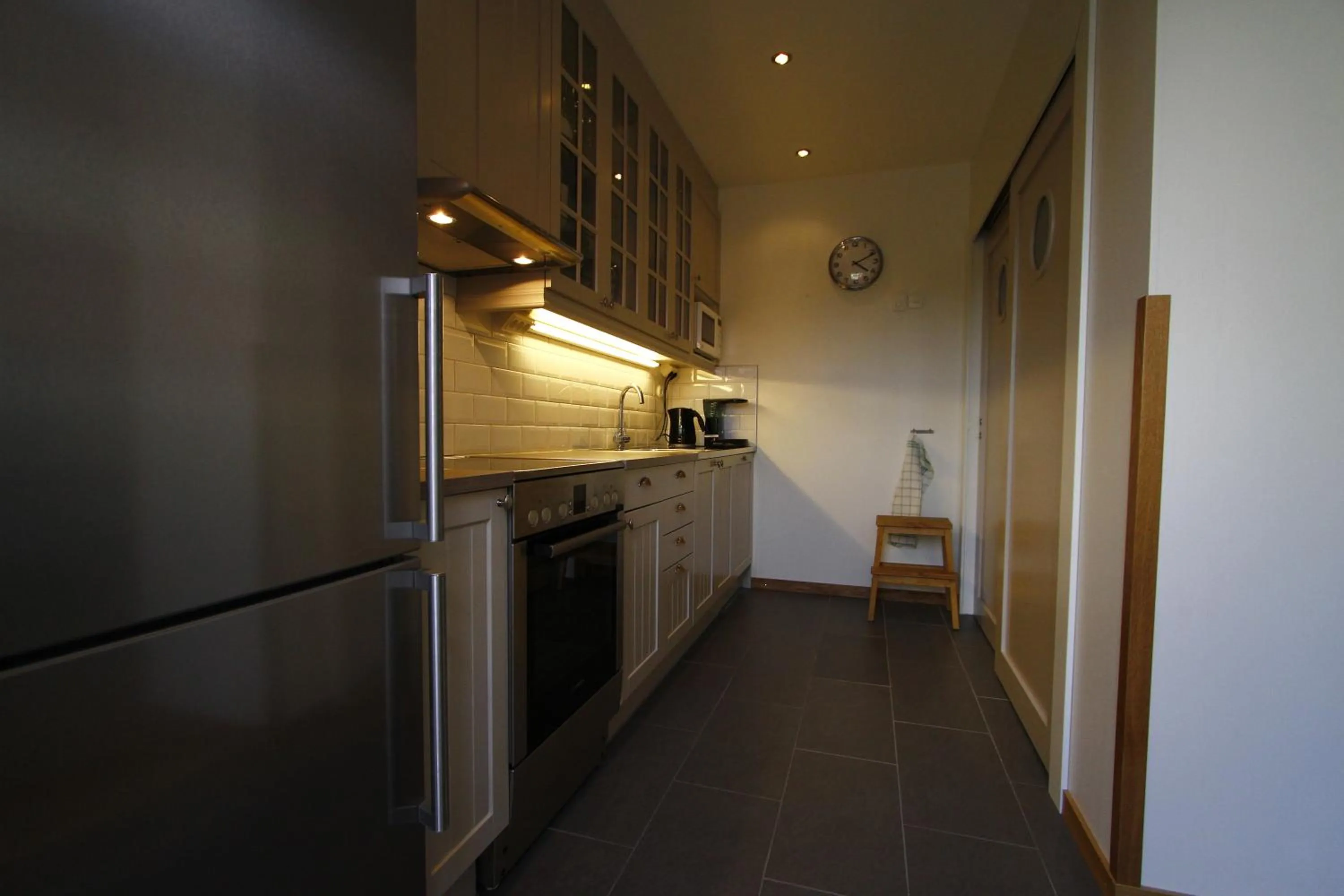 Kitchen or kitchenette in Hobykrok B&B