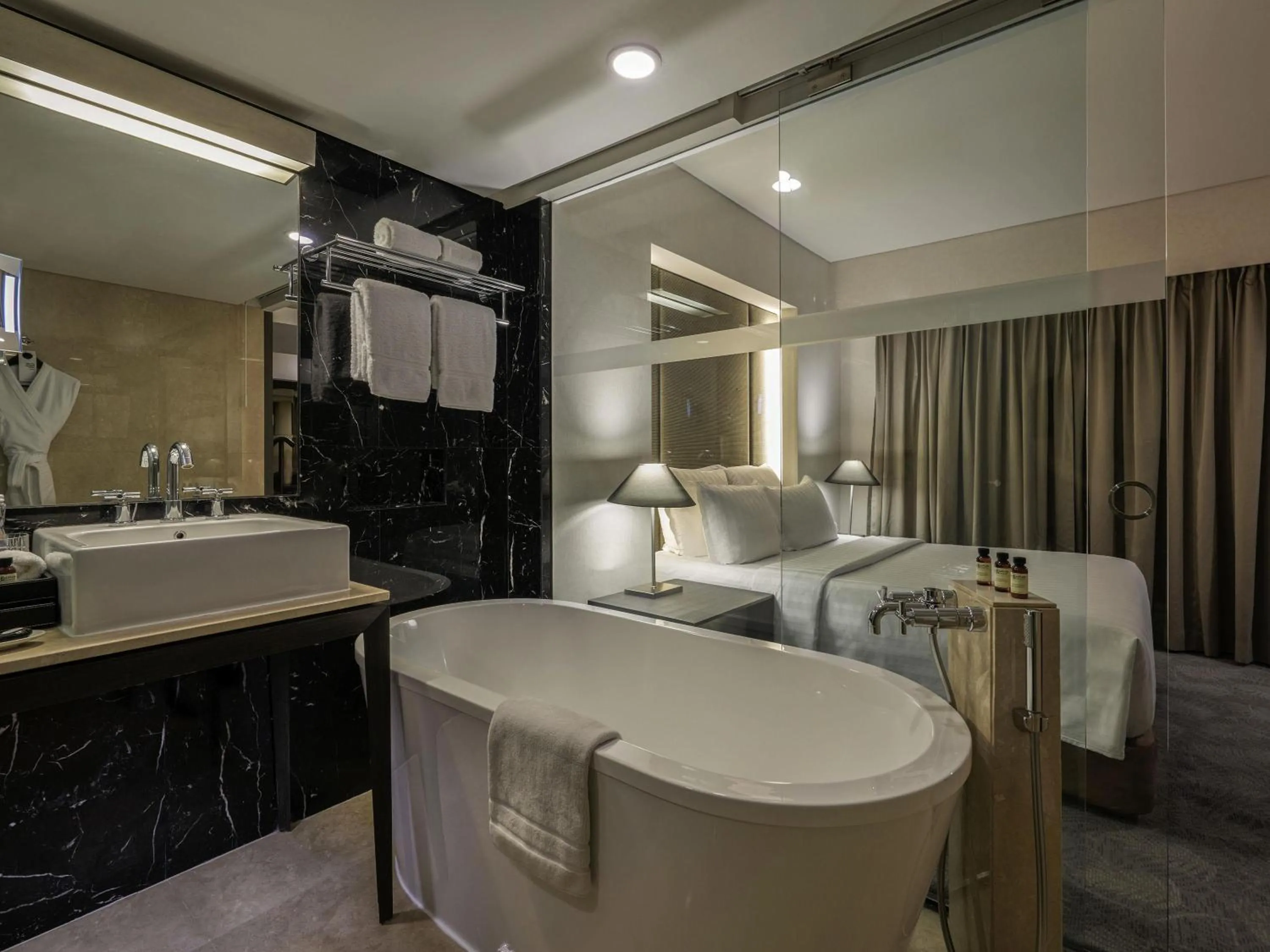 Bedroom, Bed in Pullman Jakarta Indonesia