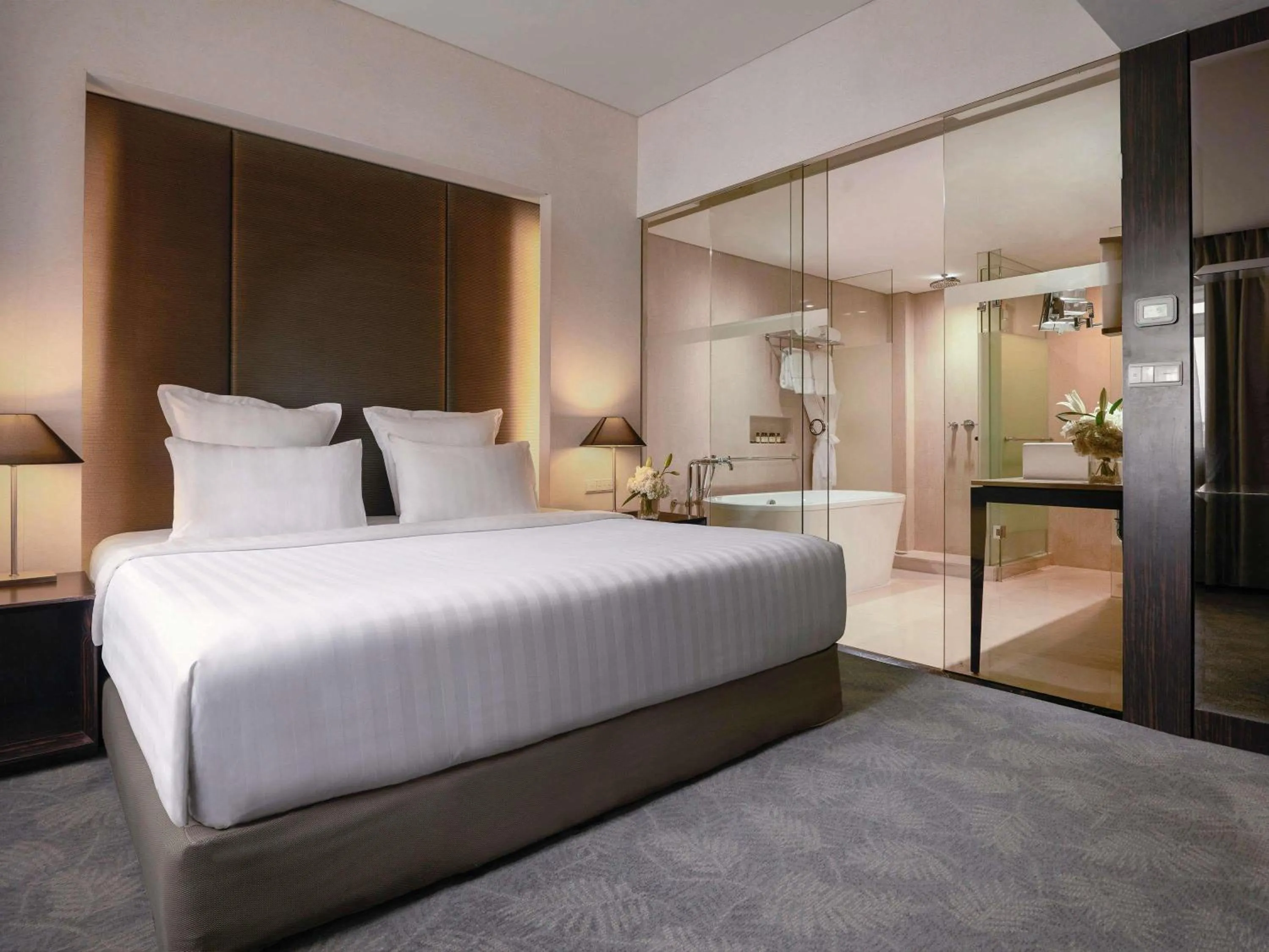 Bedroom, Bed in Pullman Jakarta Indonesia