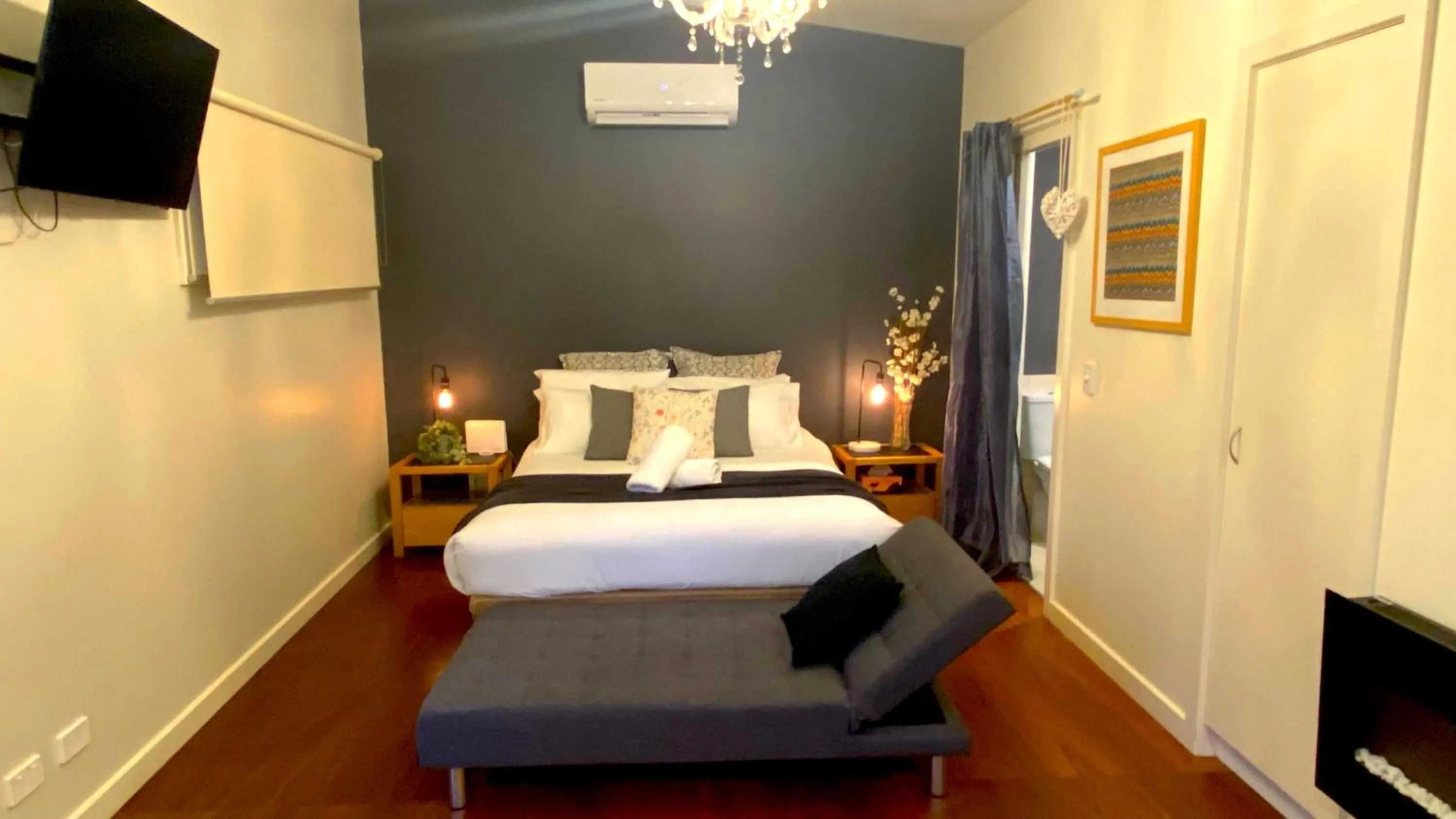 Bed in The Nature Resort Villas Ramada Resort