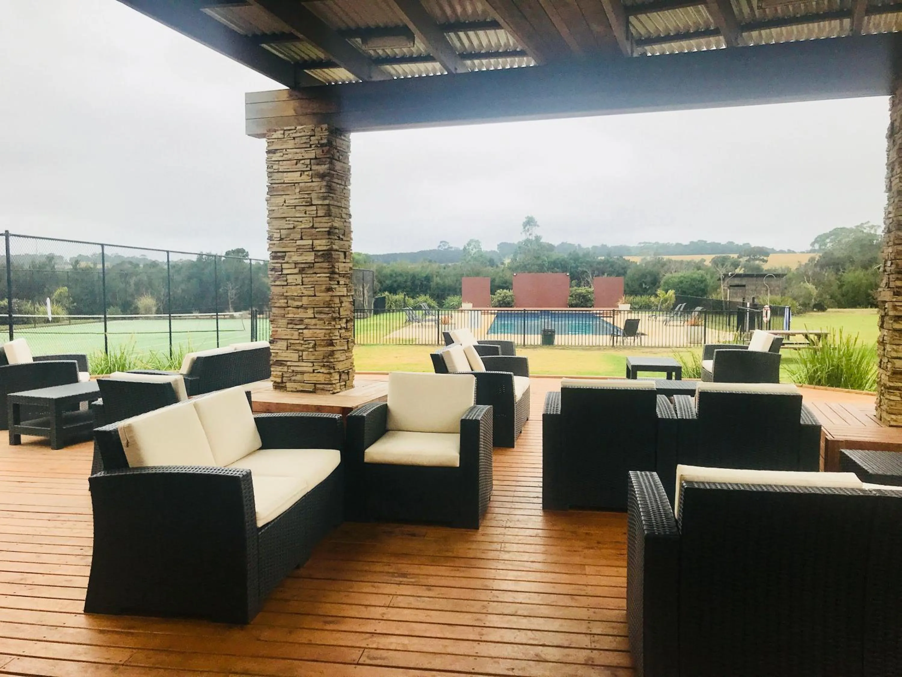 Patio in The Nature Resort Villas Ramada Resort