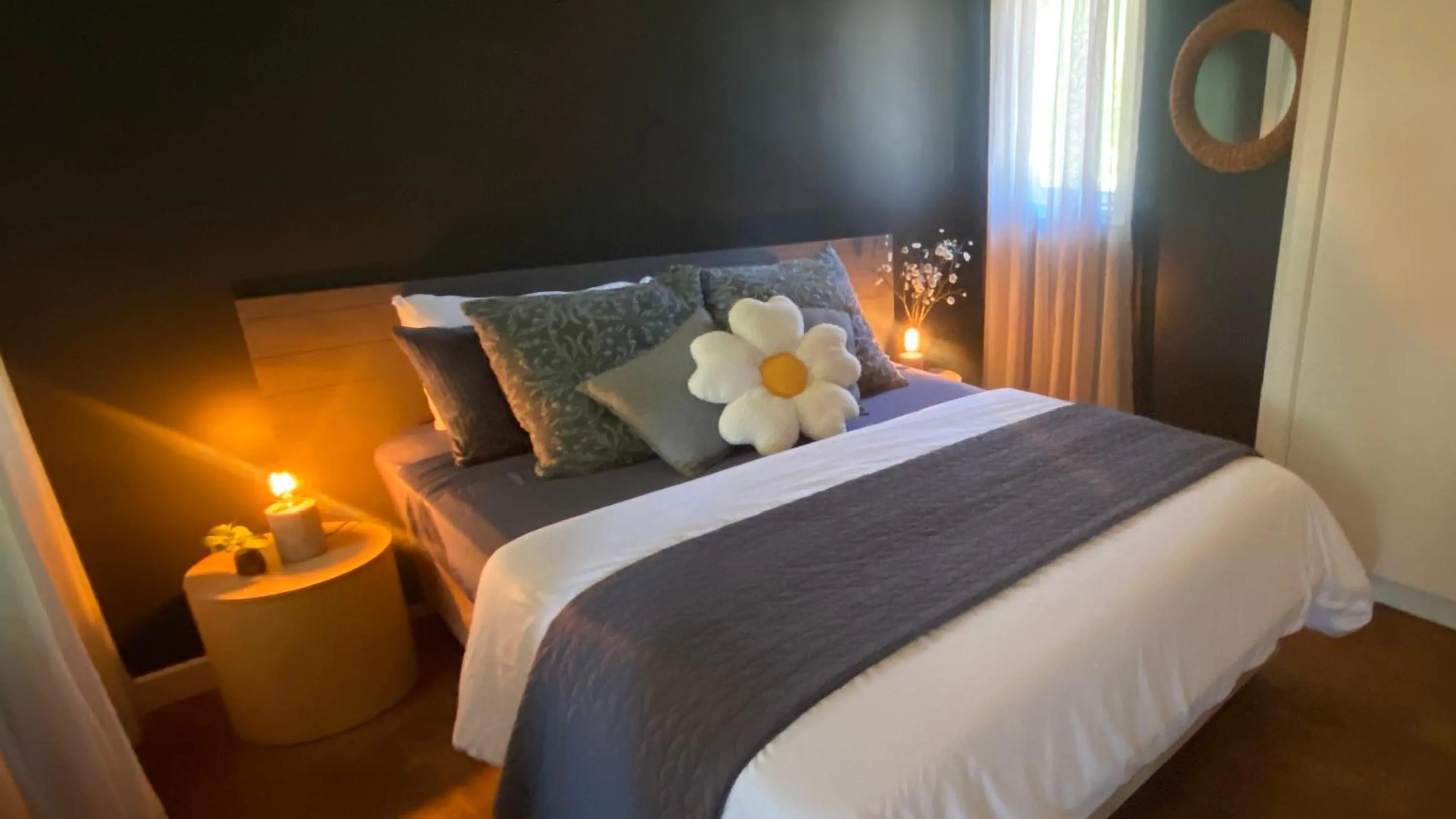 Bed in The Nature Resort Villas Ramada Resort