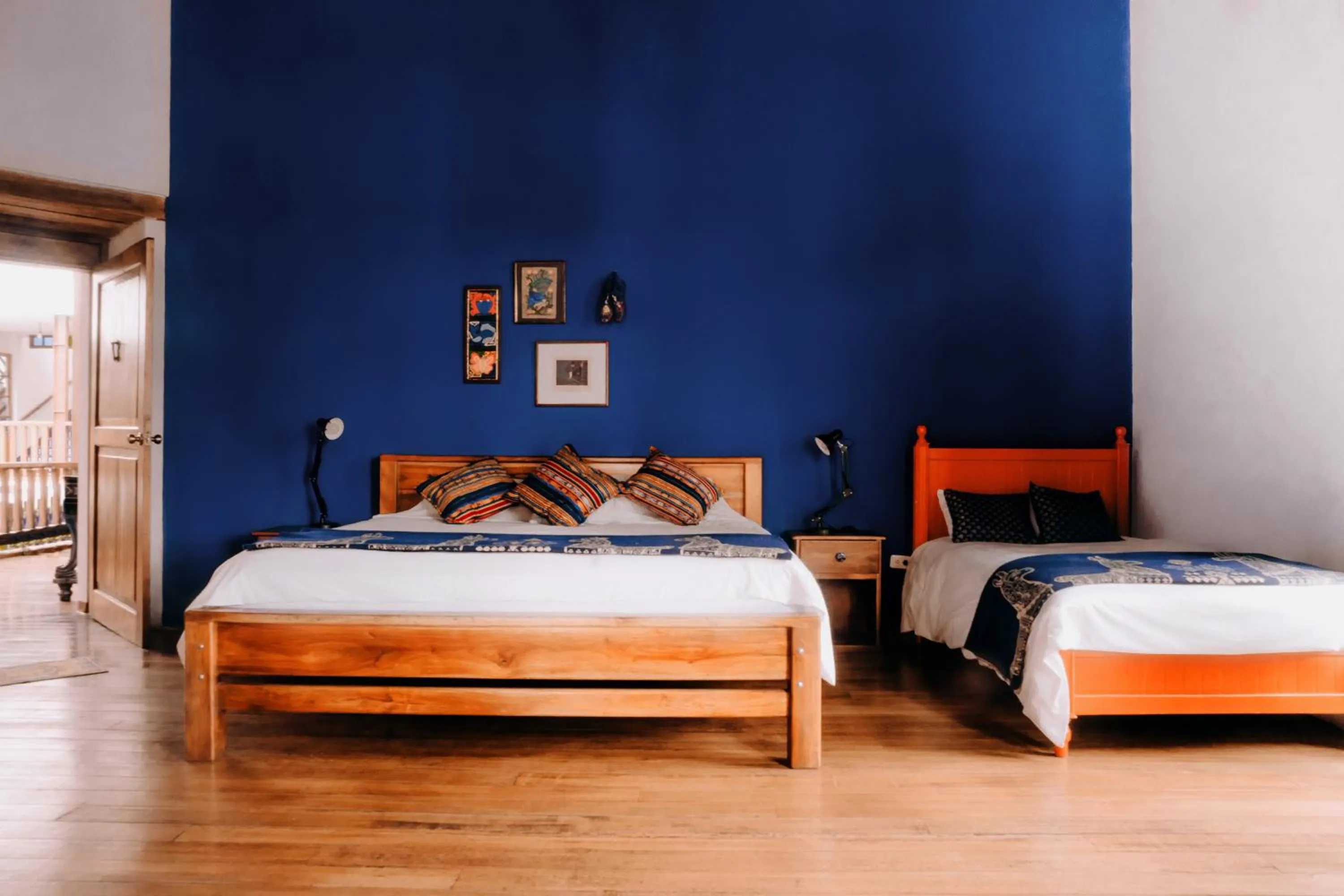 Bed in Hotel Casa Alquimia