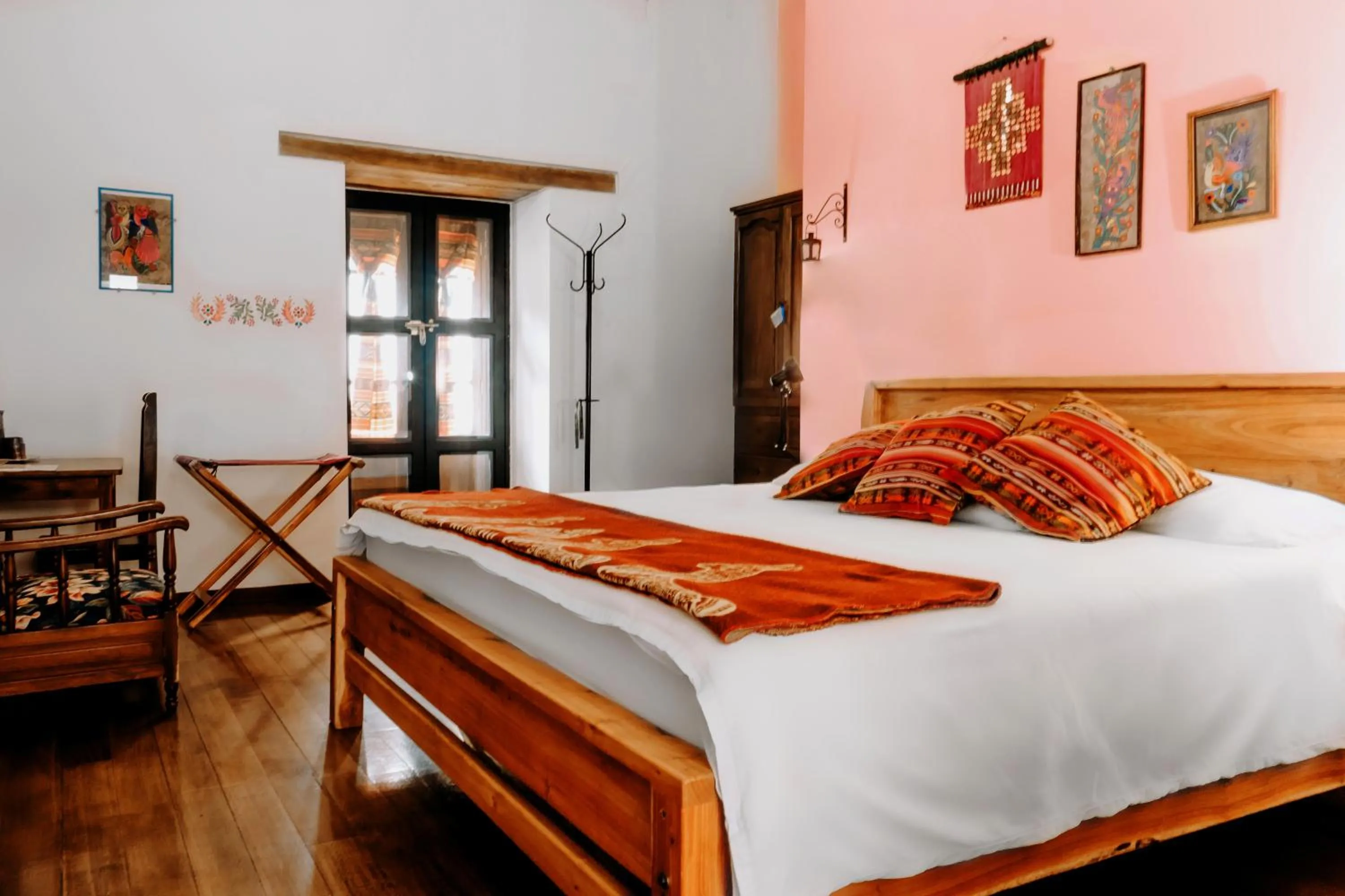 Bed in Hotel Casa Alquimia