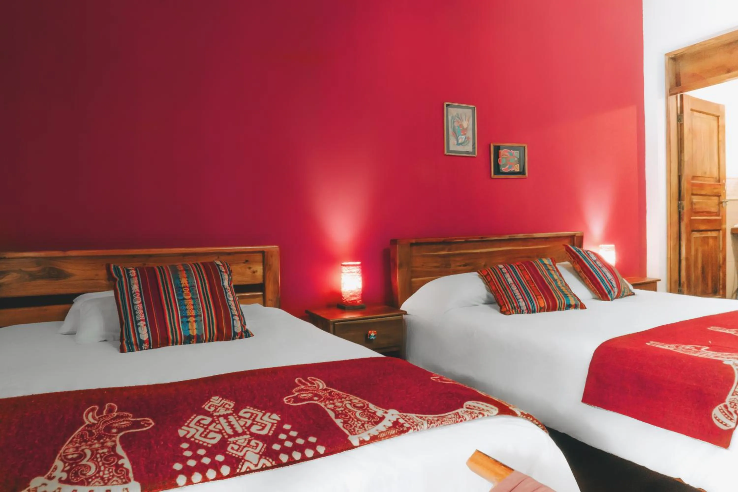 Bed in Hotel Casa Alquimia