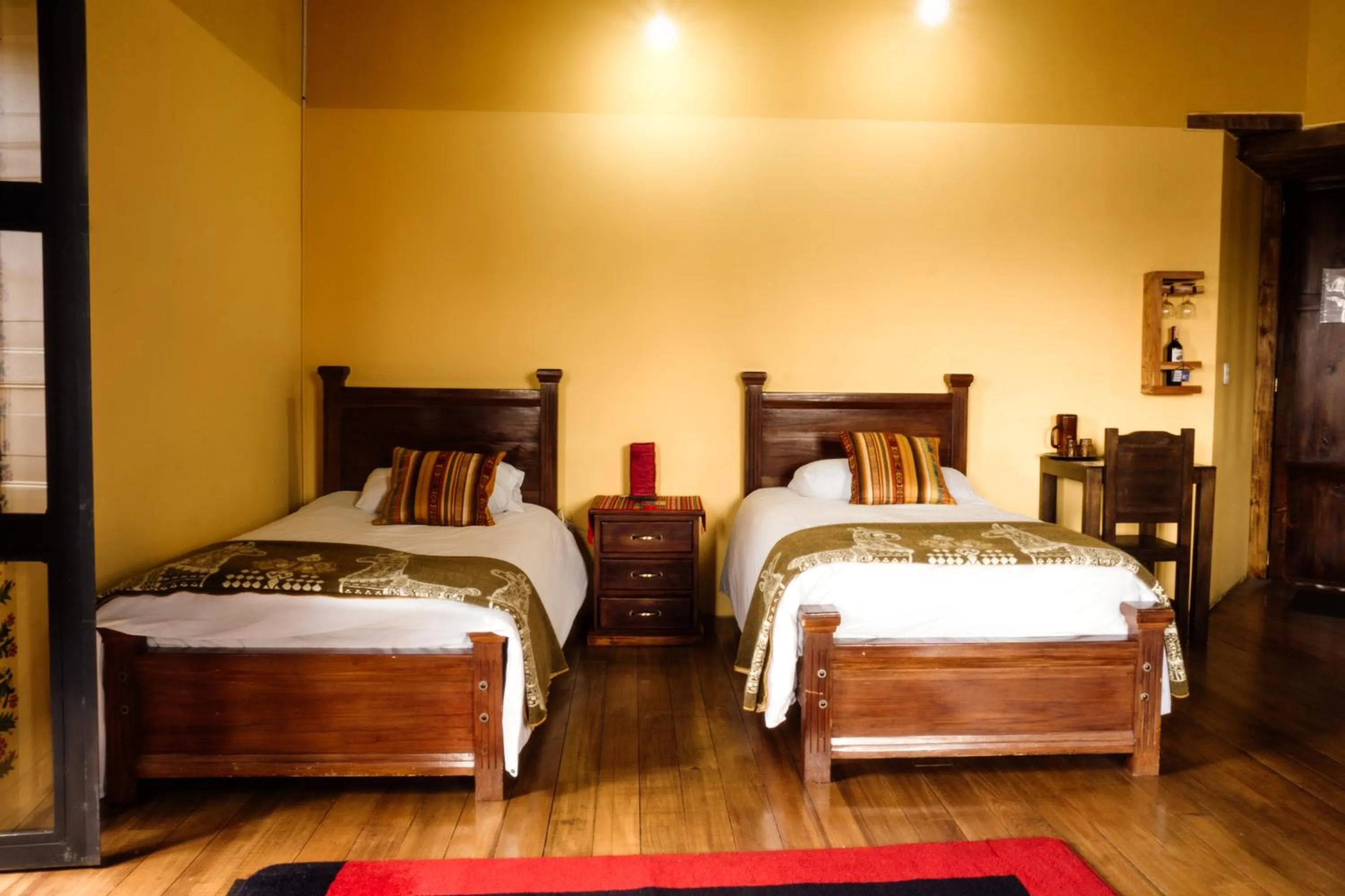 Bed in Hotel Casa Alquimia