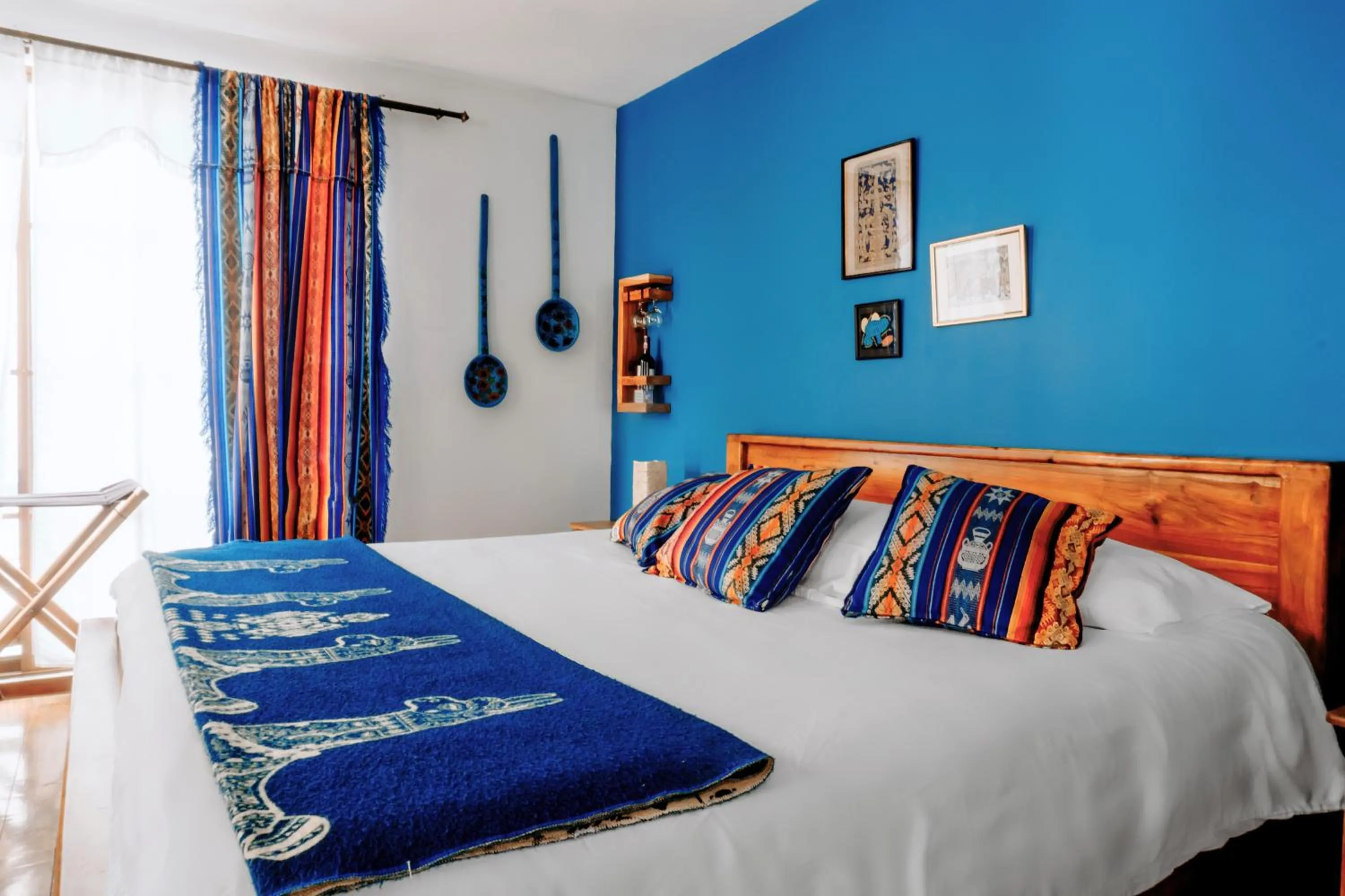 Bed in Hotel Casa Alquimia