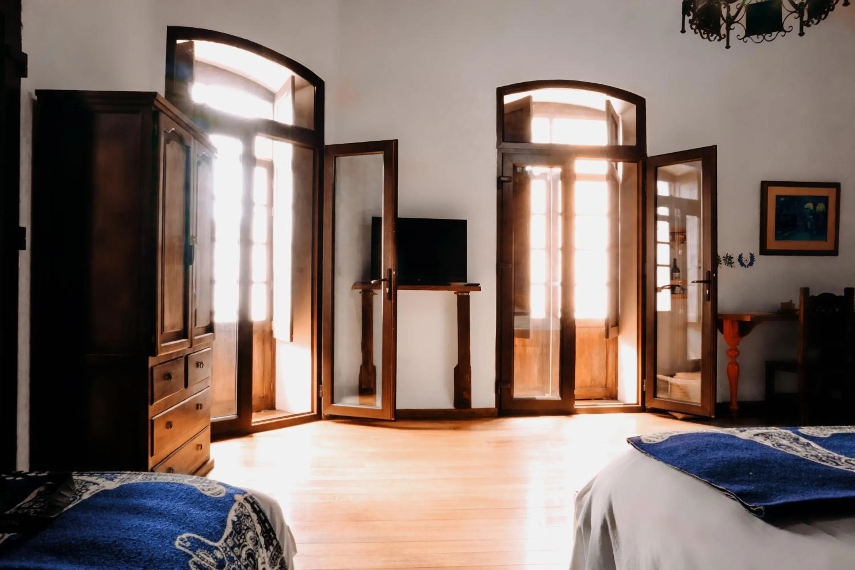 Bed in Hotel Casa Alquimia