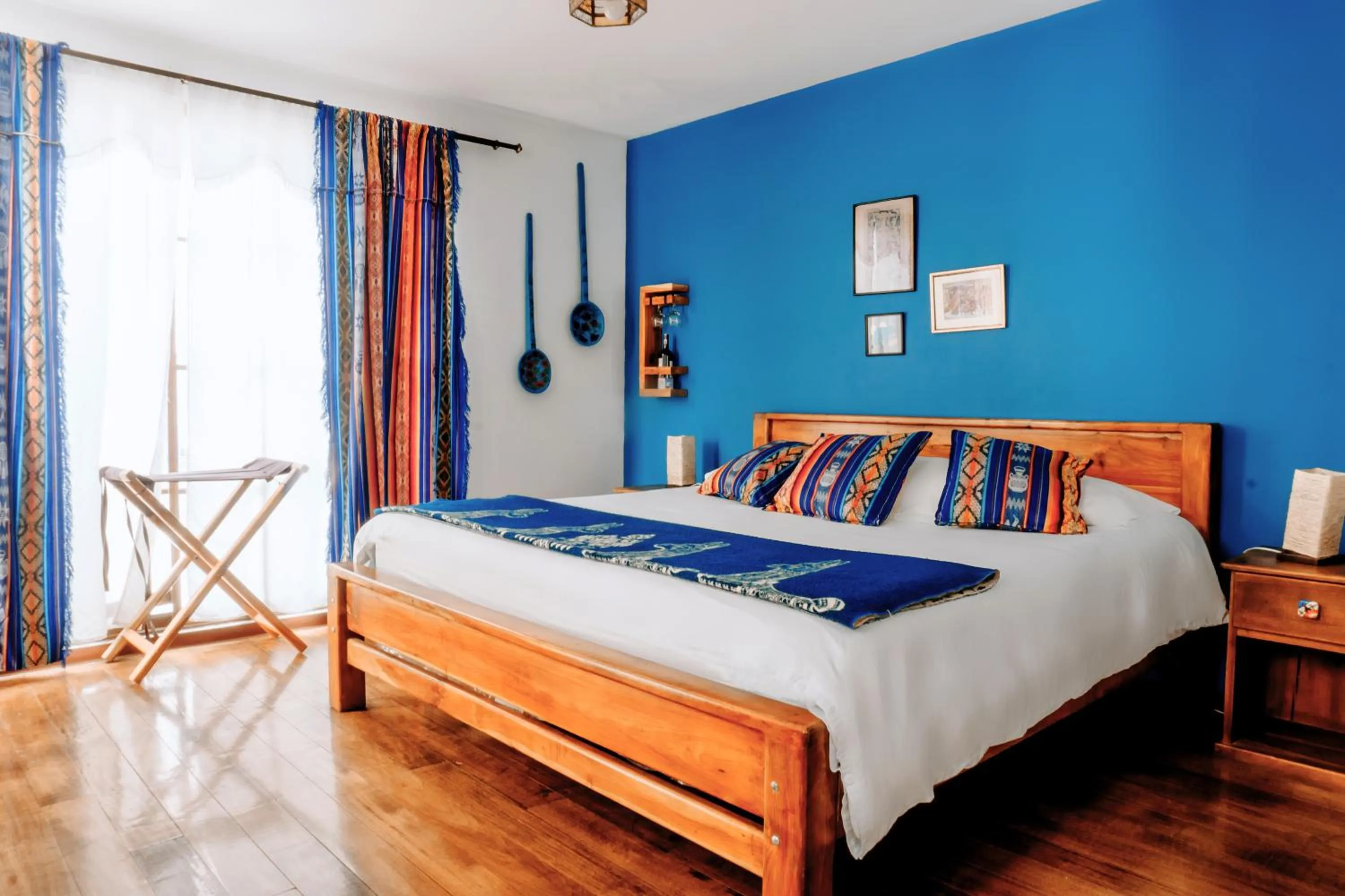 Bed in Hotel Casa Alquimia