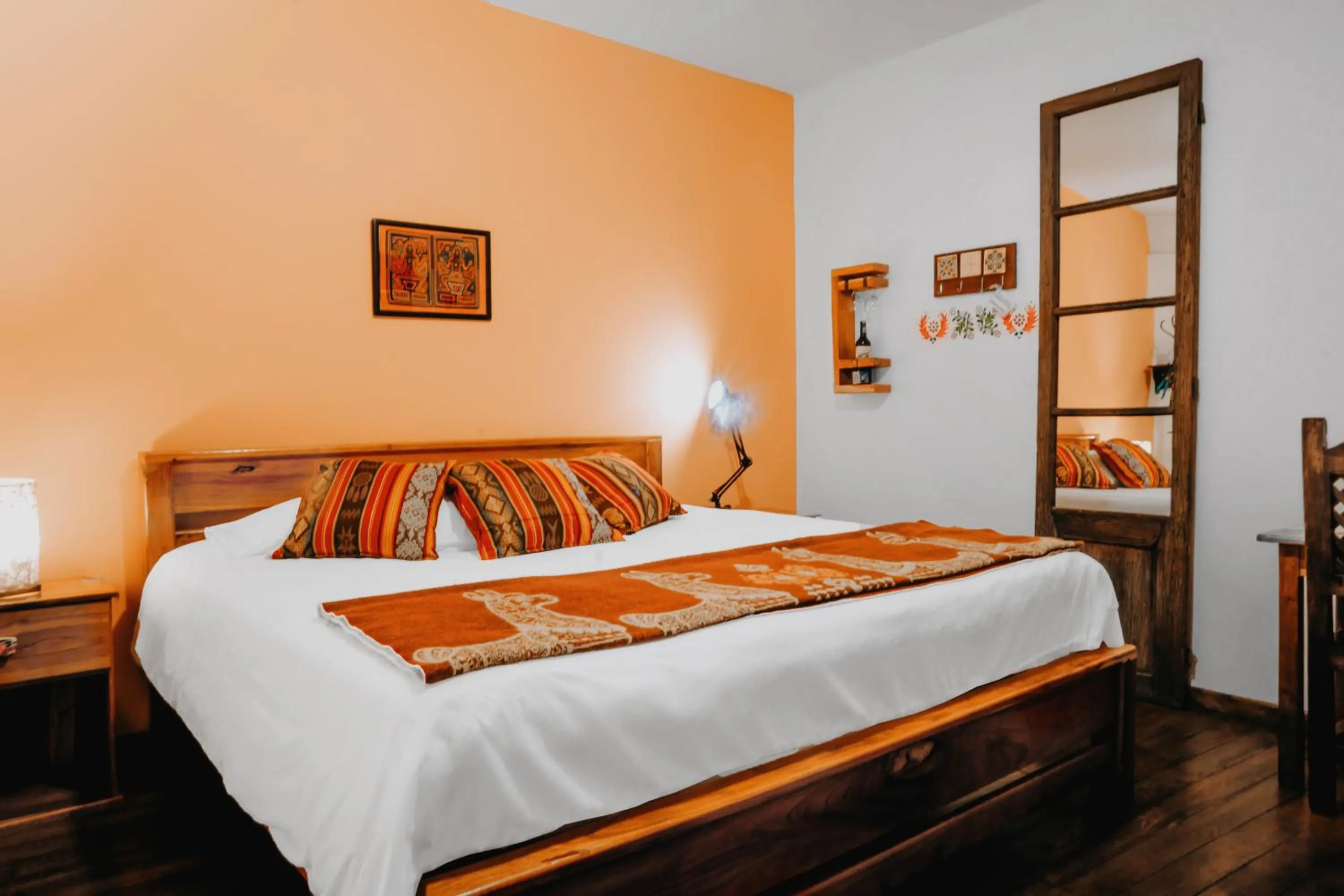 Bed in Hotel Casa Alquimia