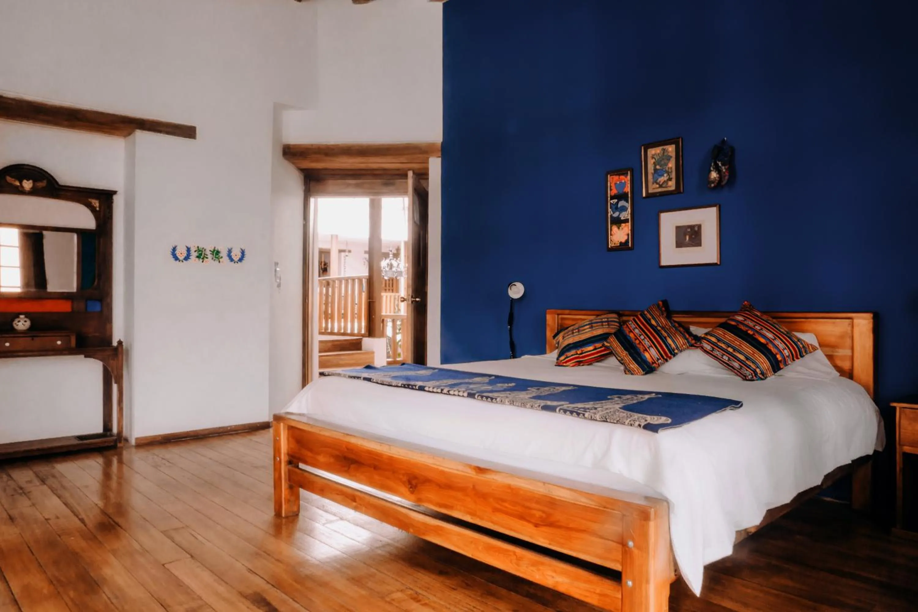 Bed in Hotel Casa Alquimia