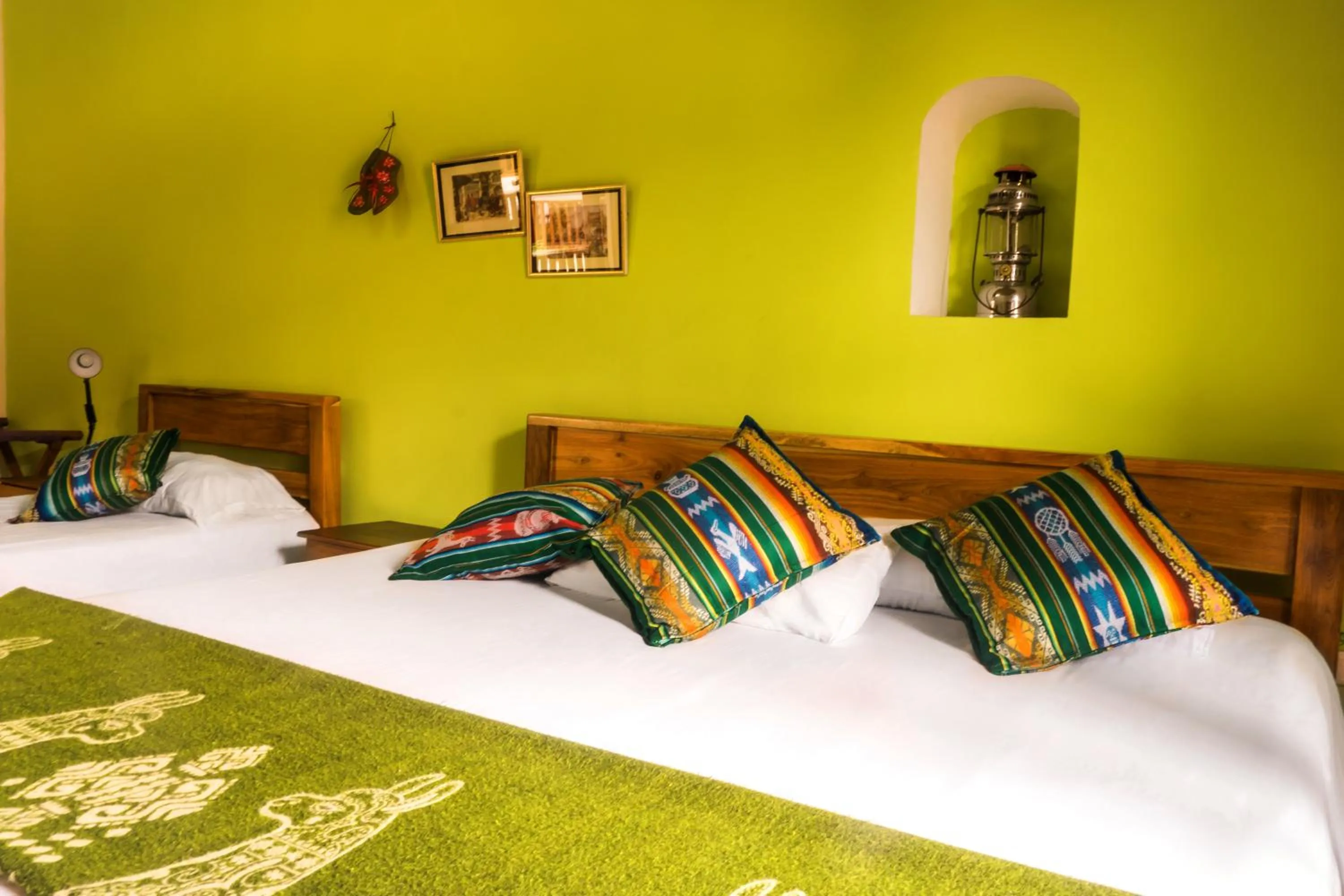 Bed in Hotel Casa Alquimia